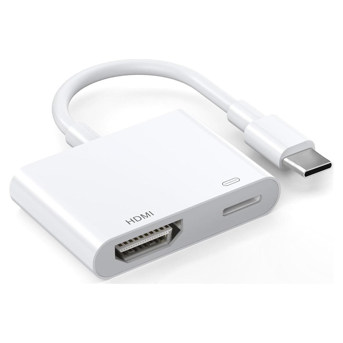 Adaptador USB-C a HDMI Wahbite 4K 60Hz para iPhone y Mac