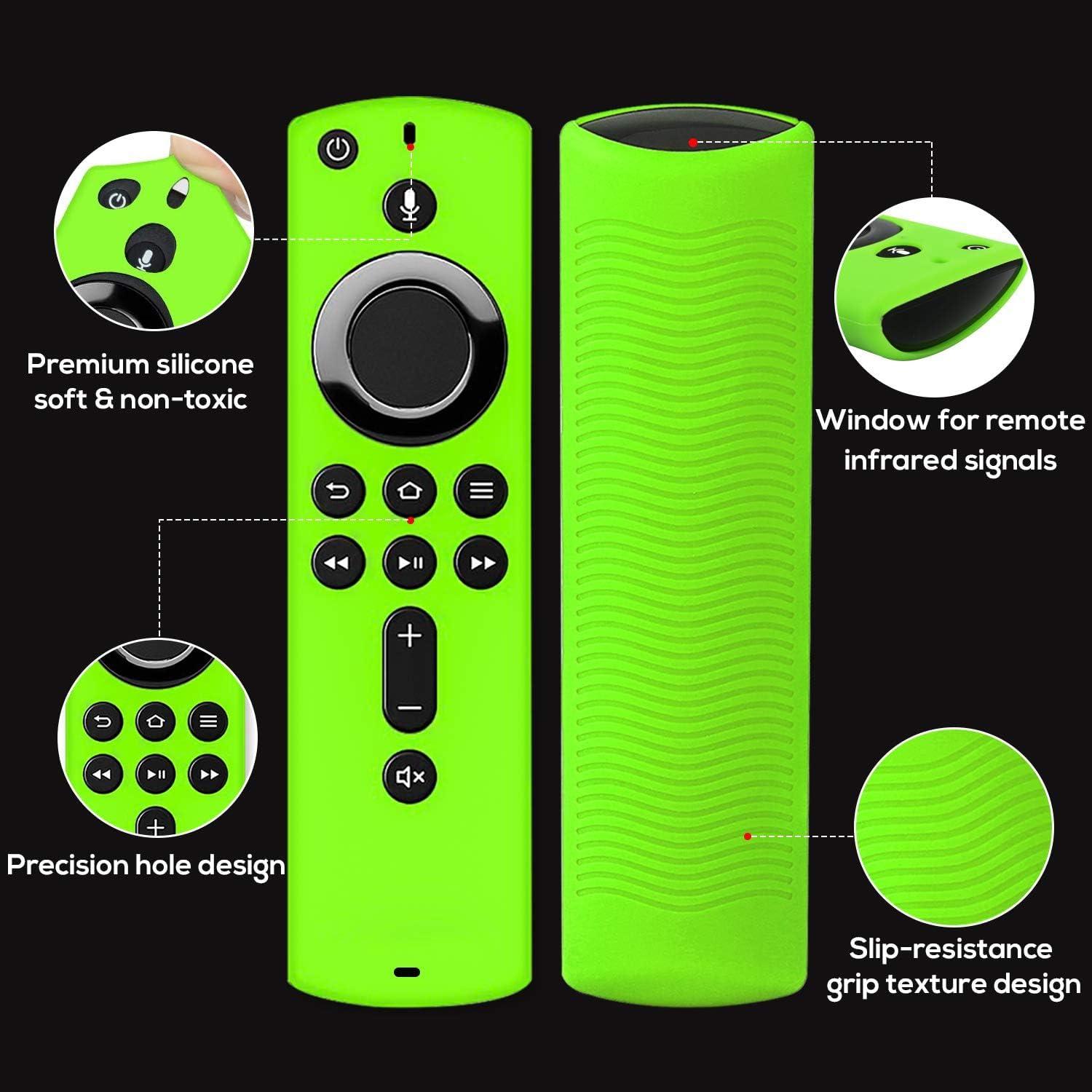 Funda de Silicona Wevove para Control Remoto Firestick 2 Paquete