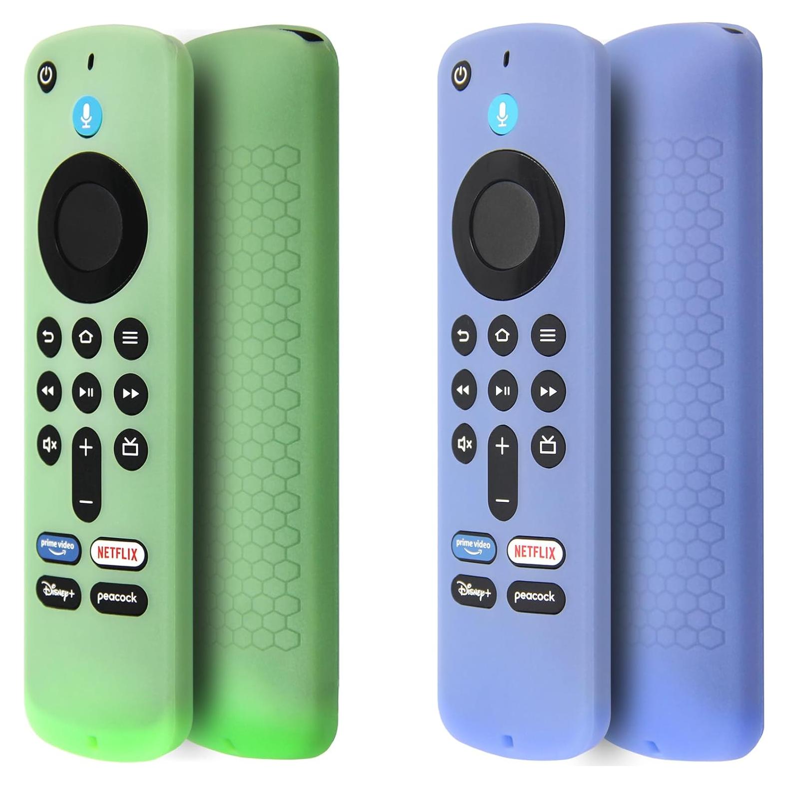 Funda de Silicona Antideslizante Pinowu para Control Remoto Fire TV Stick 4K 2024