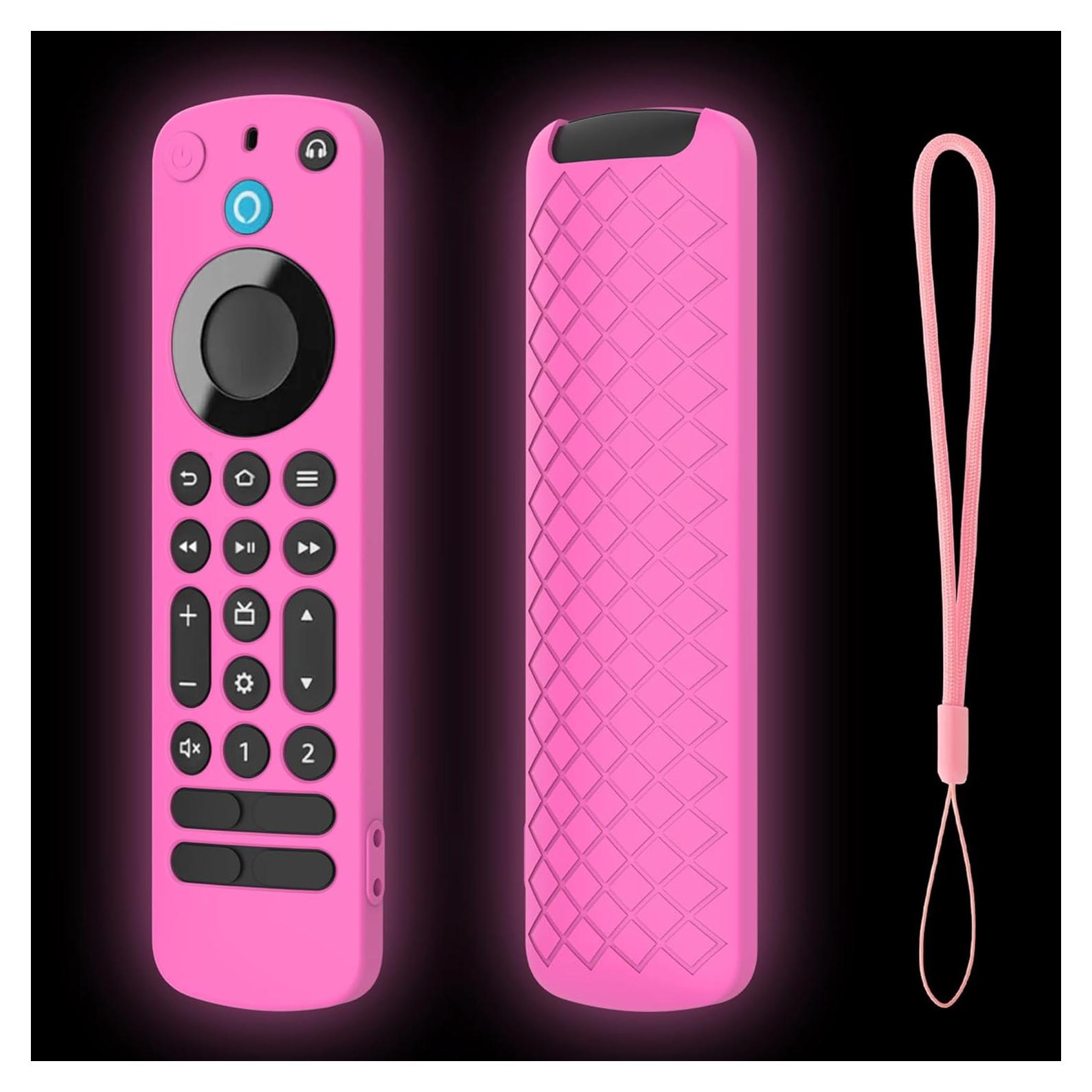 Funda de Silicona LEFXMOPHY G25N8L para Control Remoto Rosa