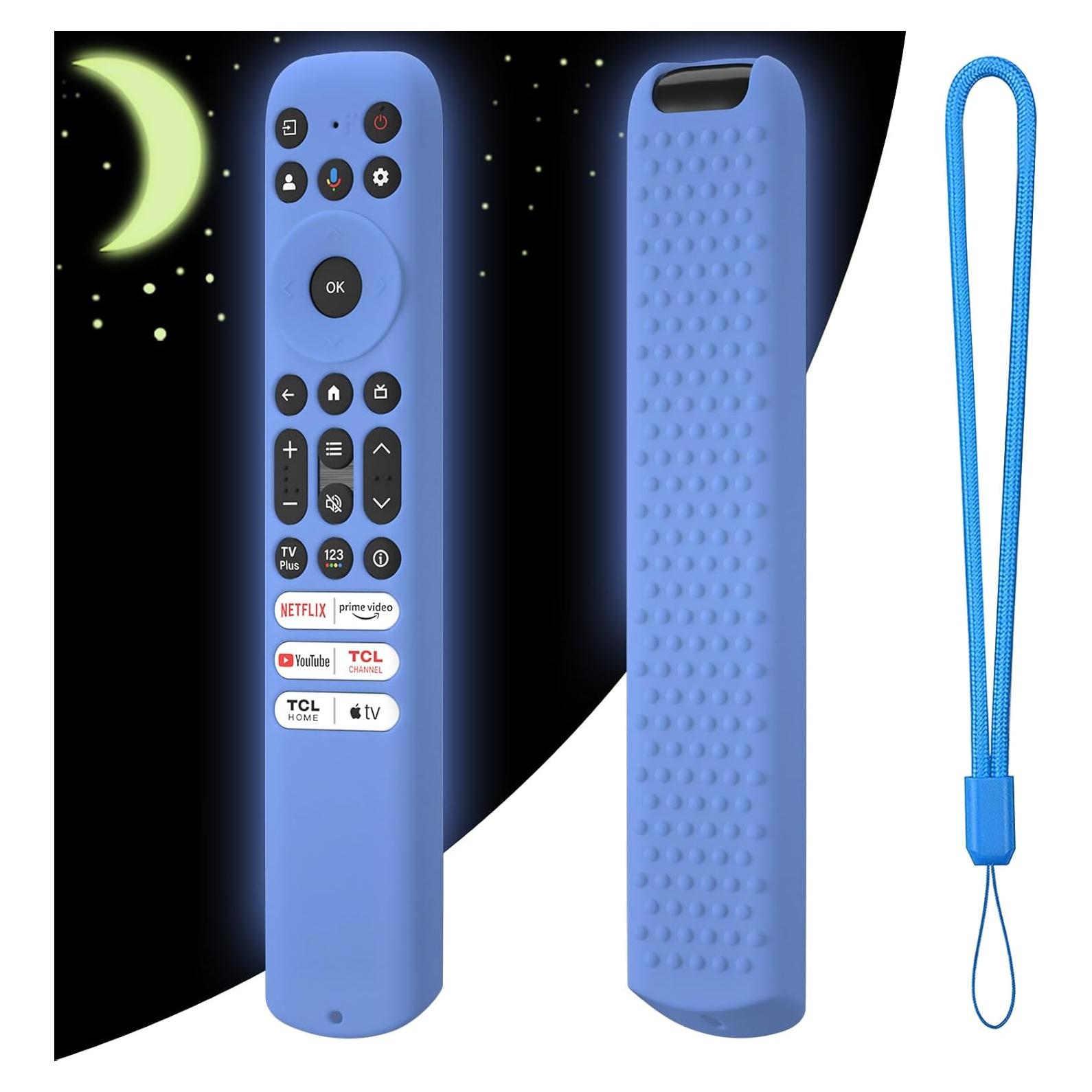 Funda de Silicona Hi Color para Control Remoto TCL RC813 FMB1 Azul