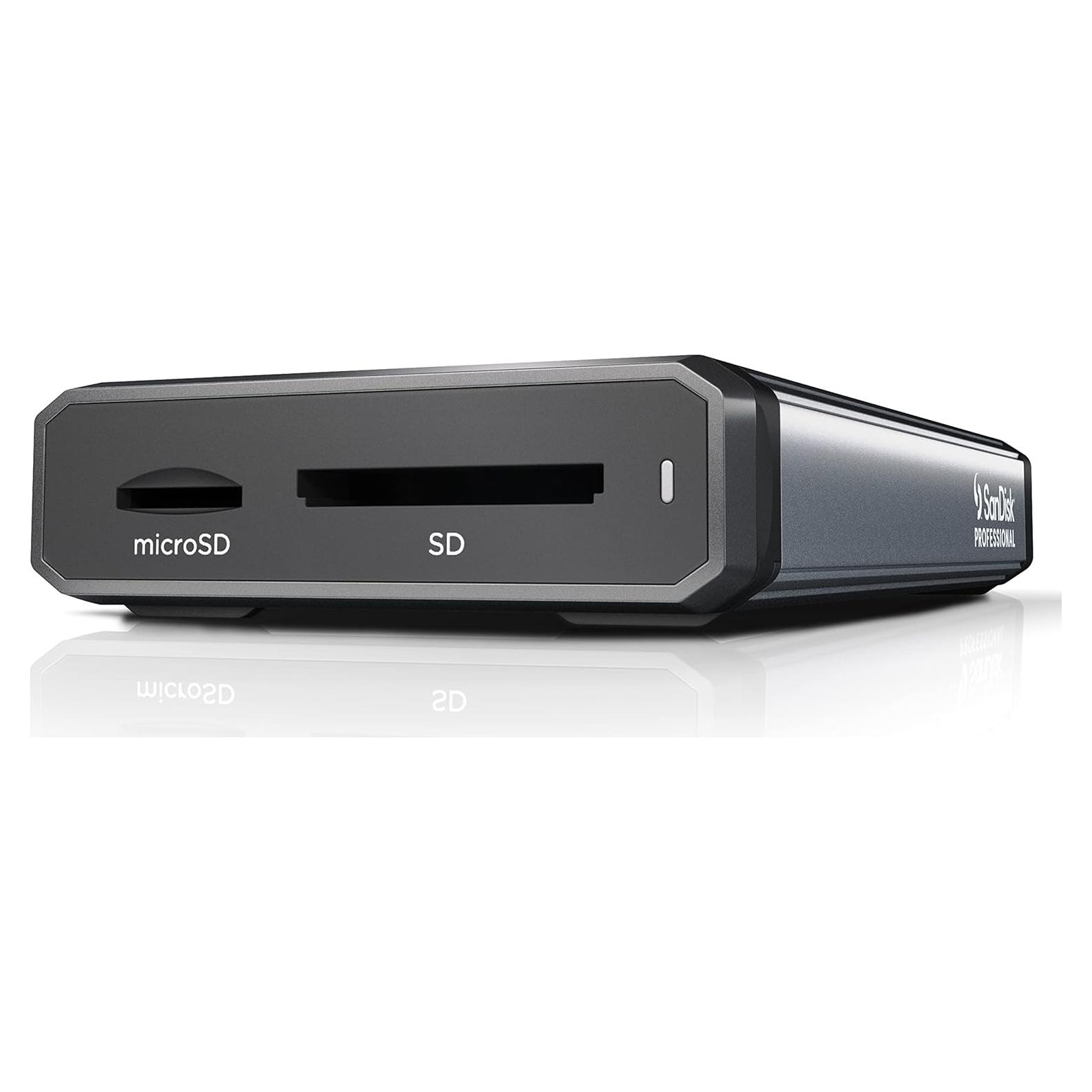 Lector de tarjetas SanDisk Professional PRO-Reader SD y microSD USB 3.2