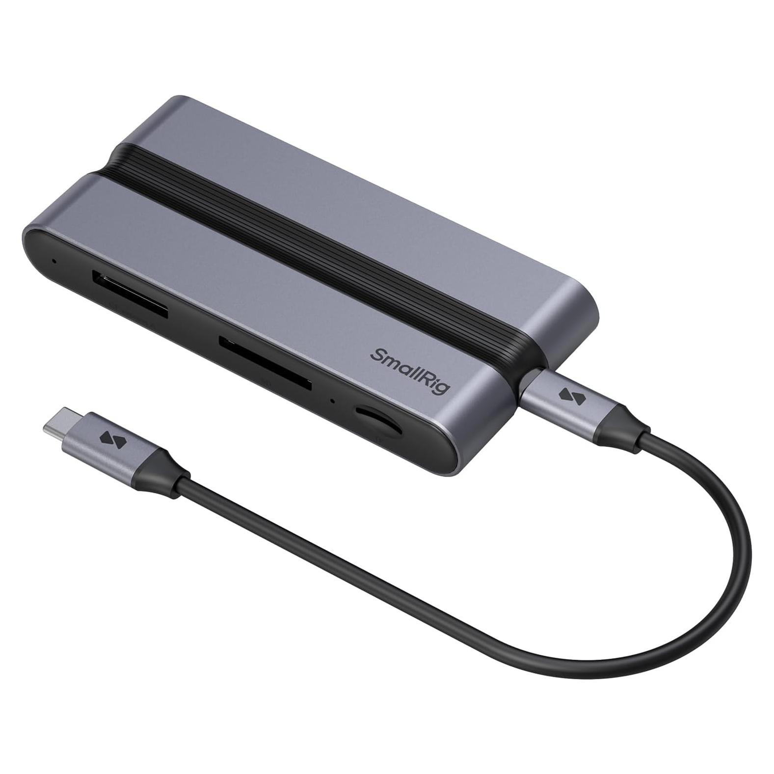 Lector de Tarjetas 9 en 1 SMALLRIG CFexpress Tipo A USB-C
