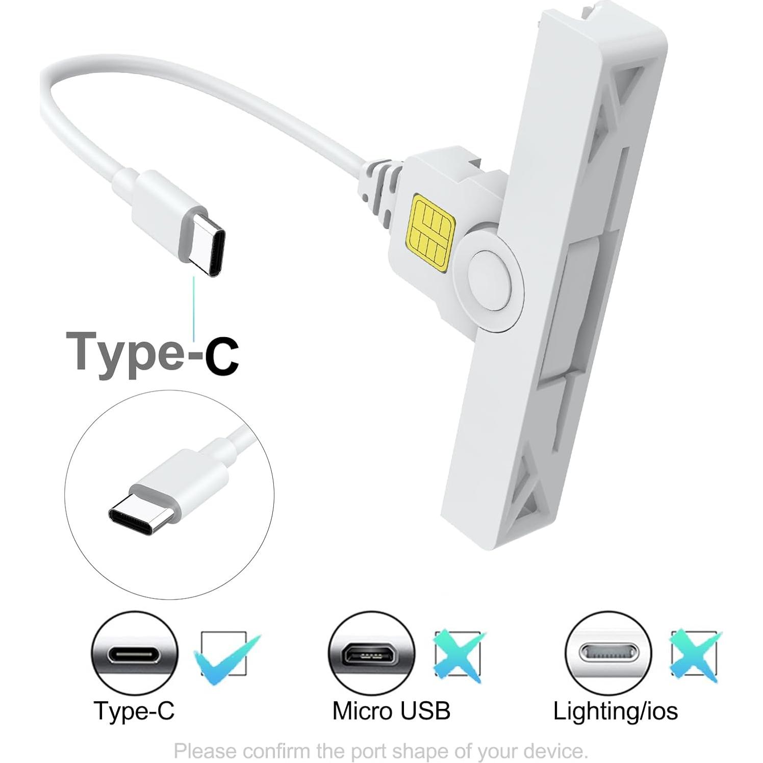 Lector de Tarjeta Inteligente CAC USB C Rocketek Plegable