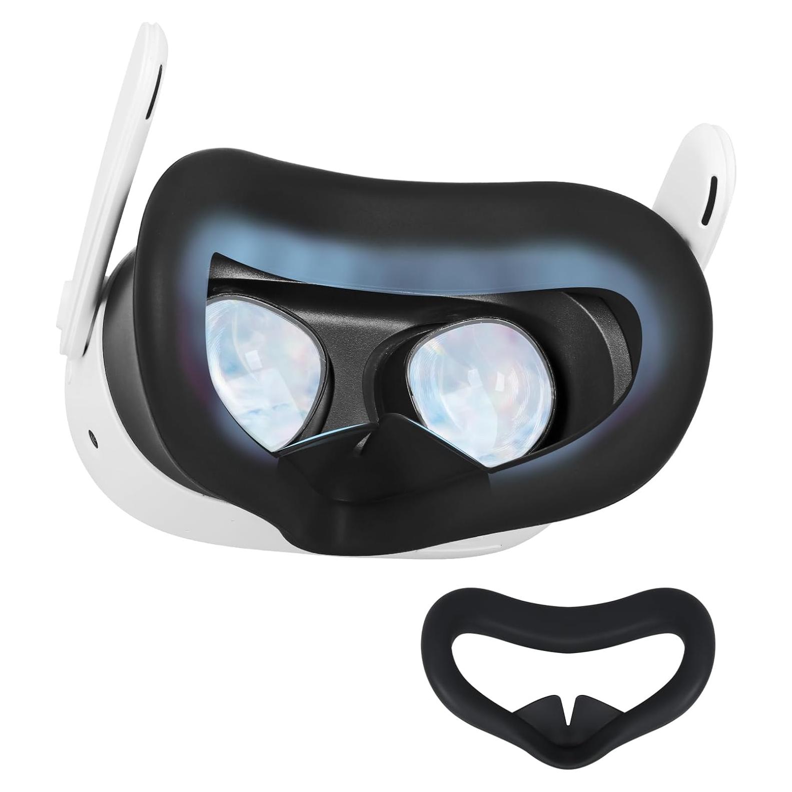 Pad de cara de silicona CBDYWVR para Meta Quest 3S - Negro