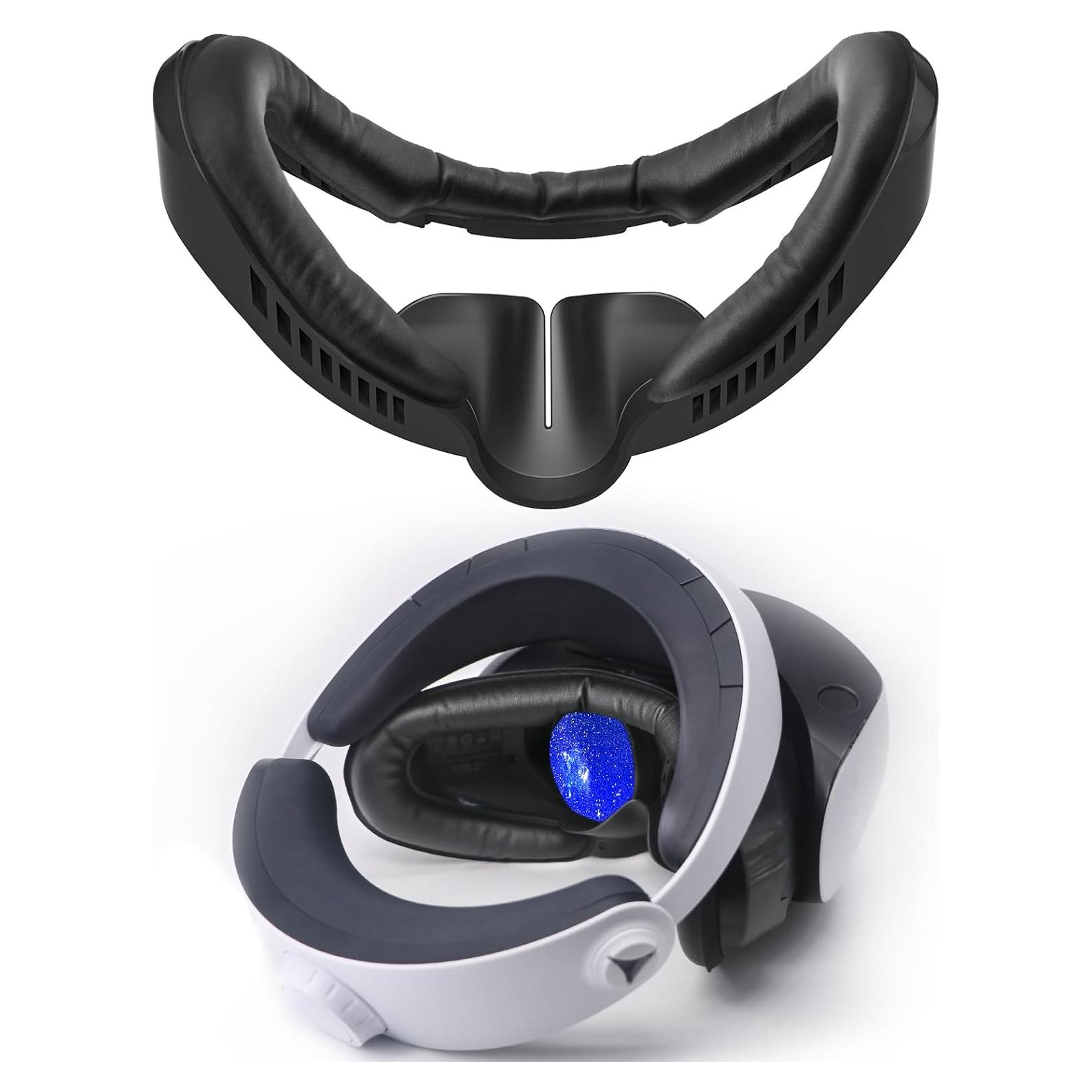 Almohadilla Facial de Reemplazo AODELAN para PSVR2 - Cuero PU