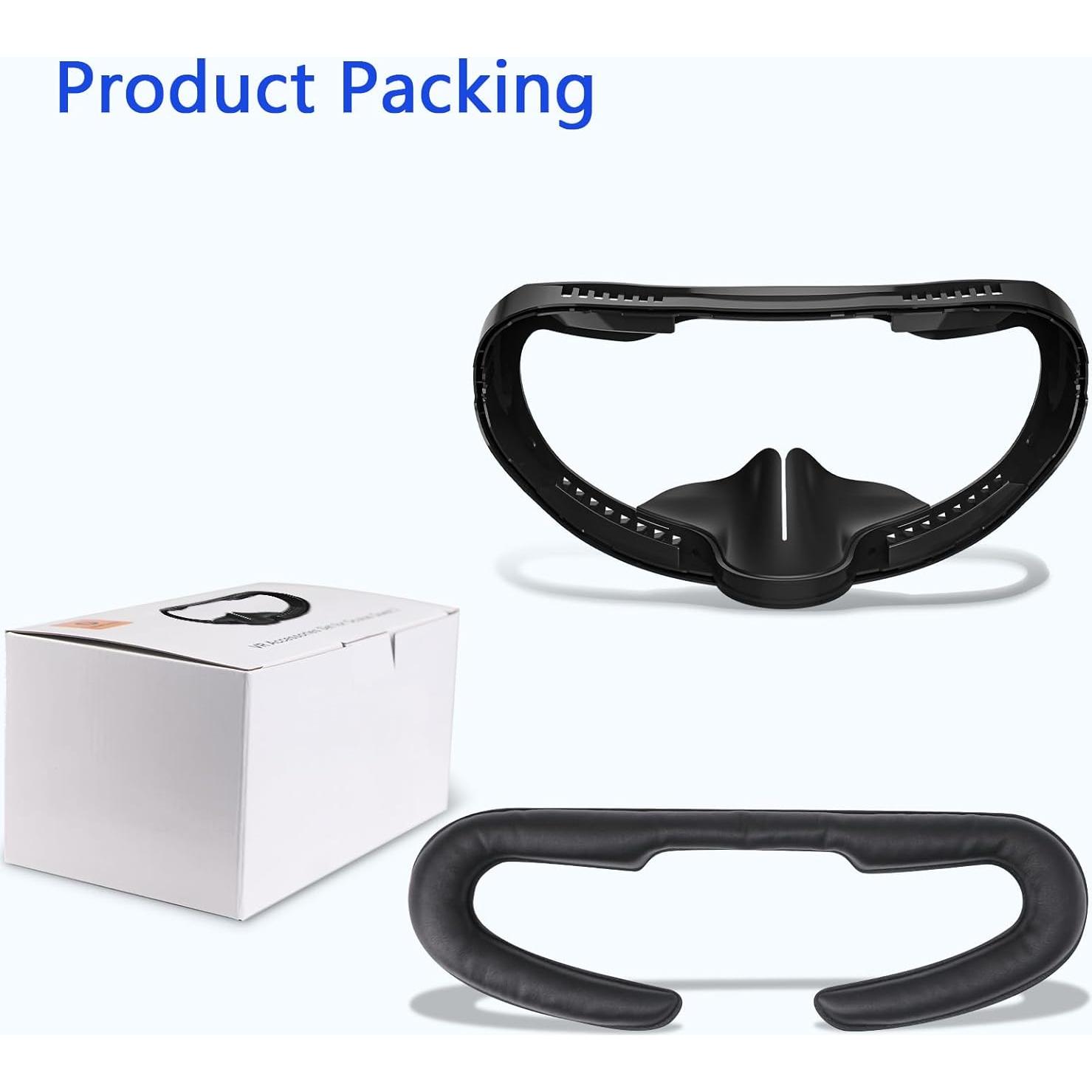 Almohadilla Facial de Reemplazo AODELAN para PSVR2 - Cuero PU