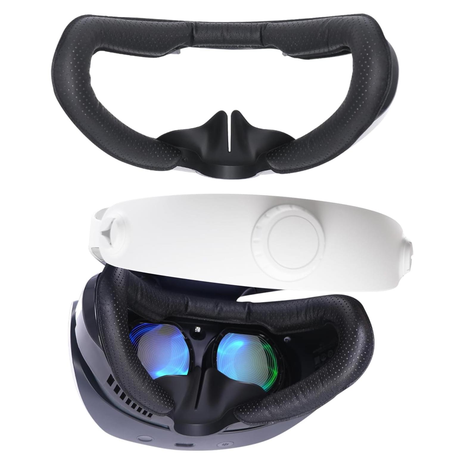 Pad de cara VR Hanpusen para PlayStation VR2, cuero transpirable