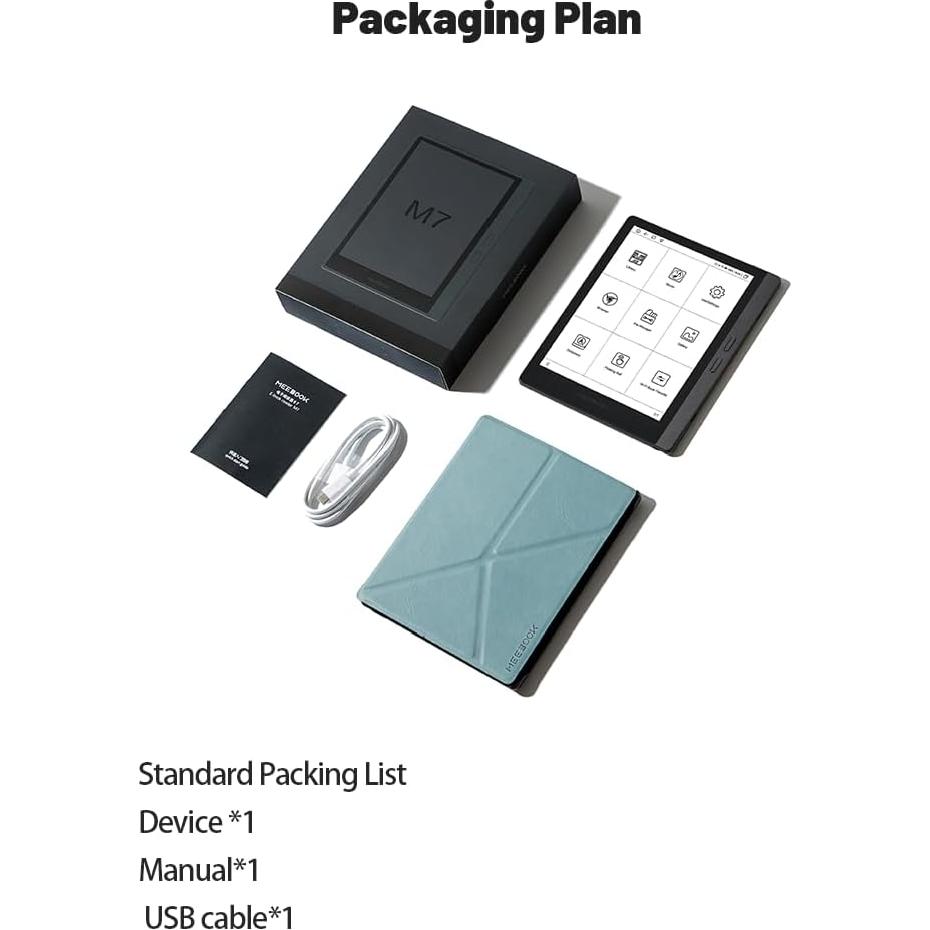 E-Reader Meebook M7 6.8" 300PPI Android 11 3GB+32GB Gris