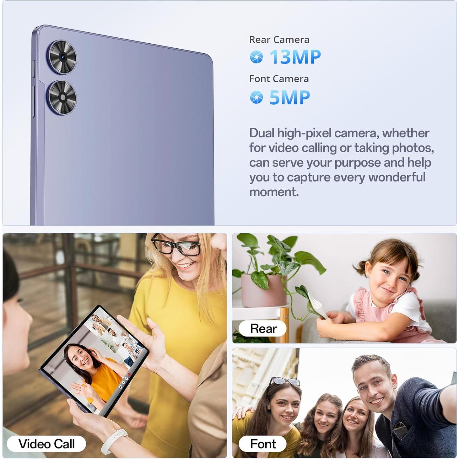 Tableta Android 15 Genérico 11" 16GB RAM 128GB Doble Cámara