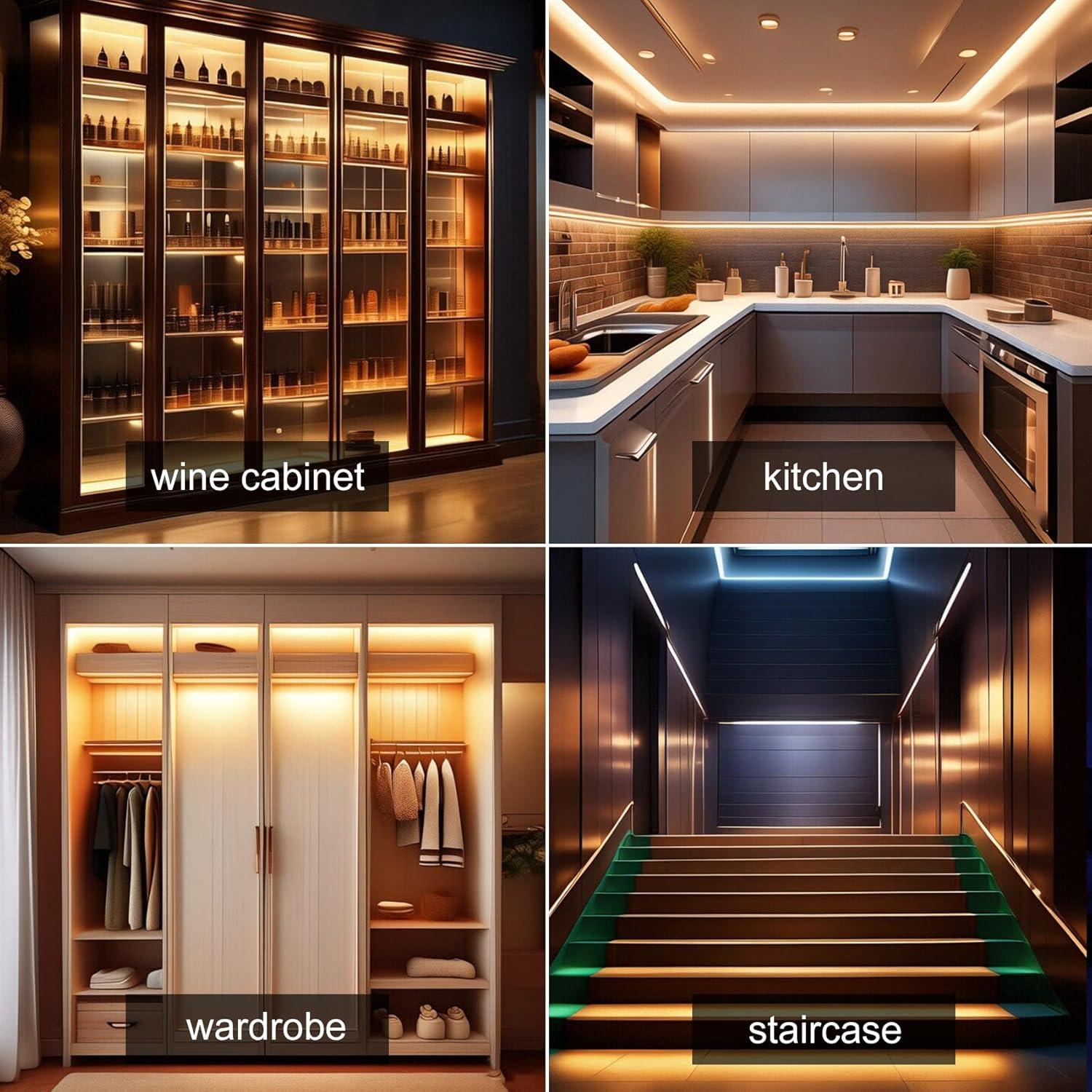 Luz de Cama LED Vansky con Sensor de Movimiento 5FT Duales