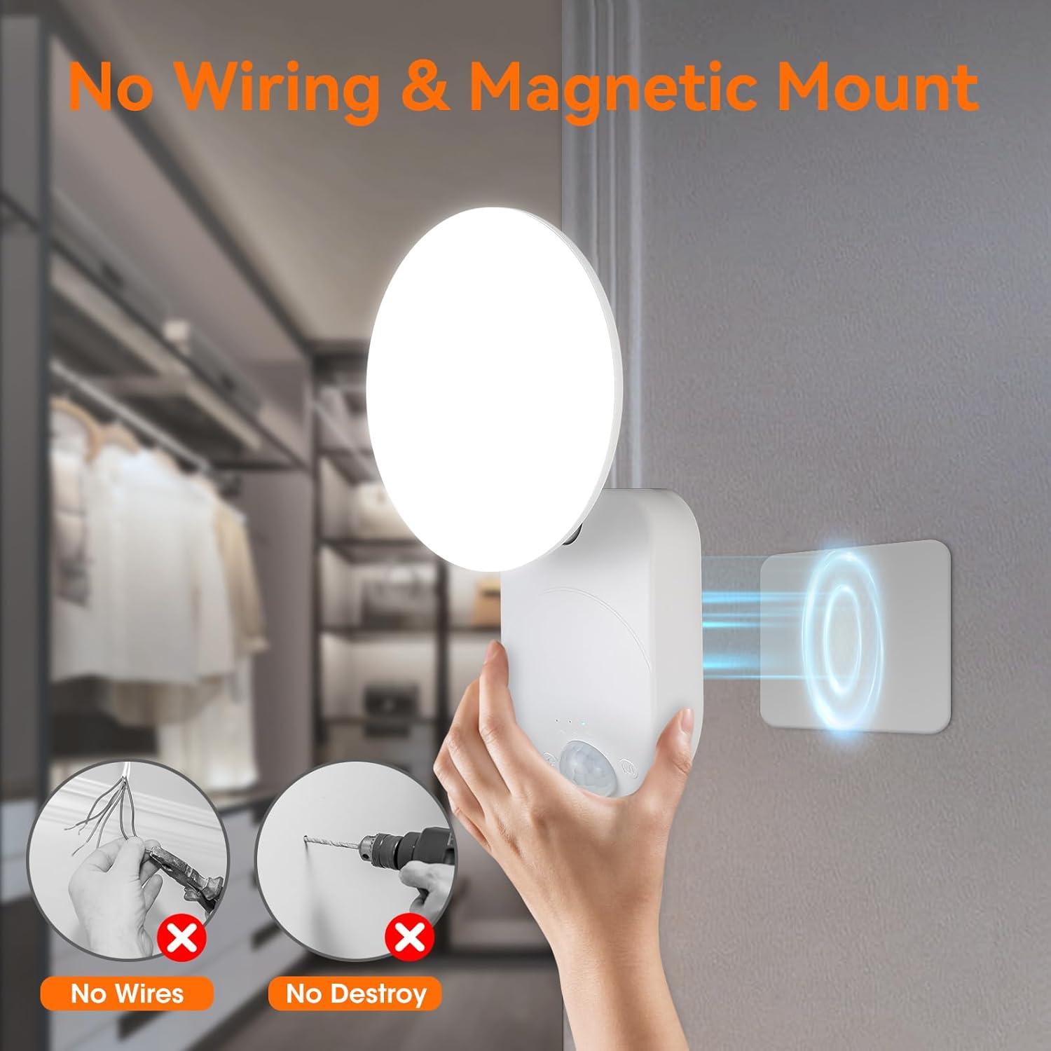Luz de Pared Recargable con Sensor de Movimiento Gotopceed