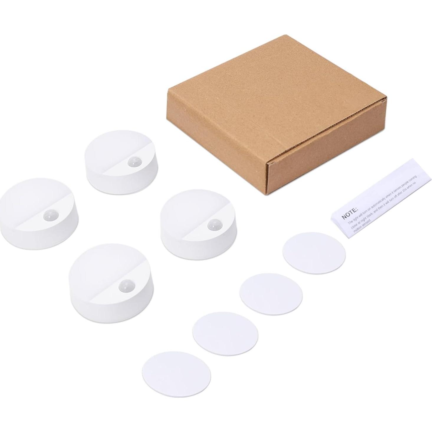 Luz de Sensor de Movimiento AMIR LED Inalámbrica 4 Piezas