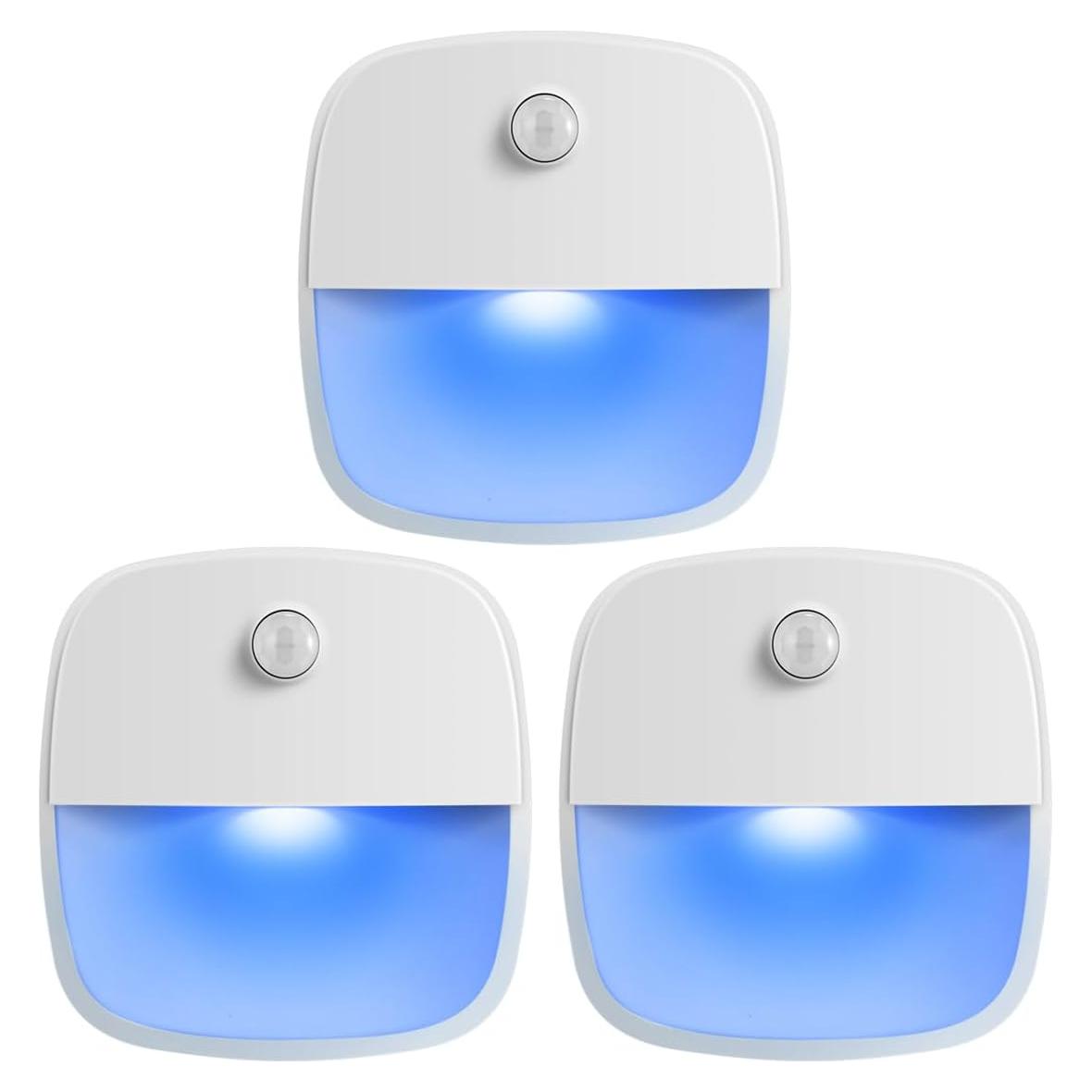 Luz Nocturna LED AMIR con Sensor de Movimiento - Paquete de 6