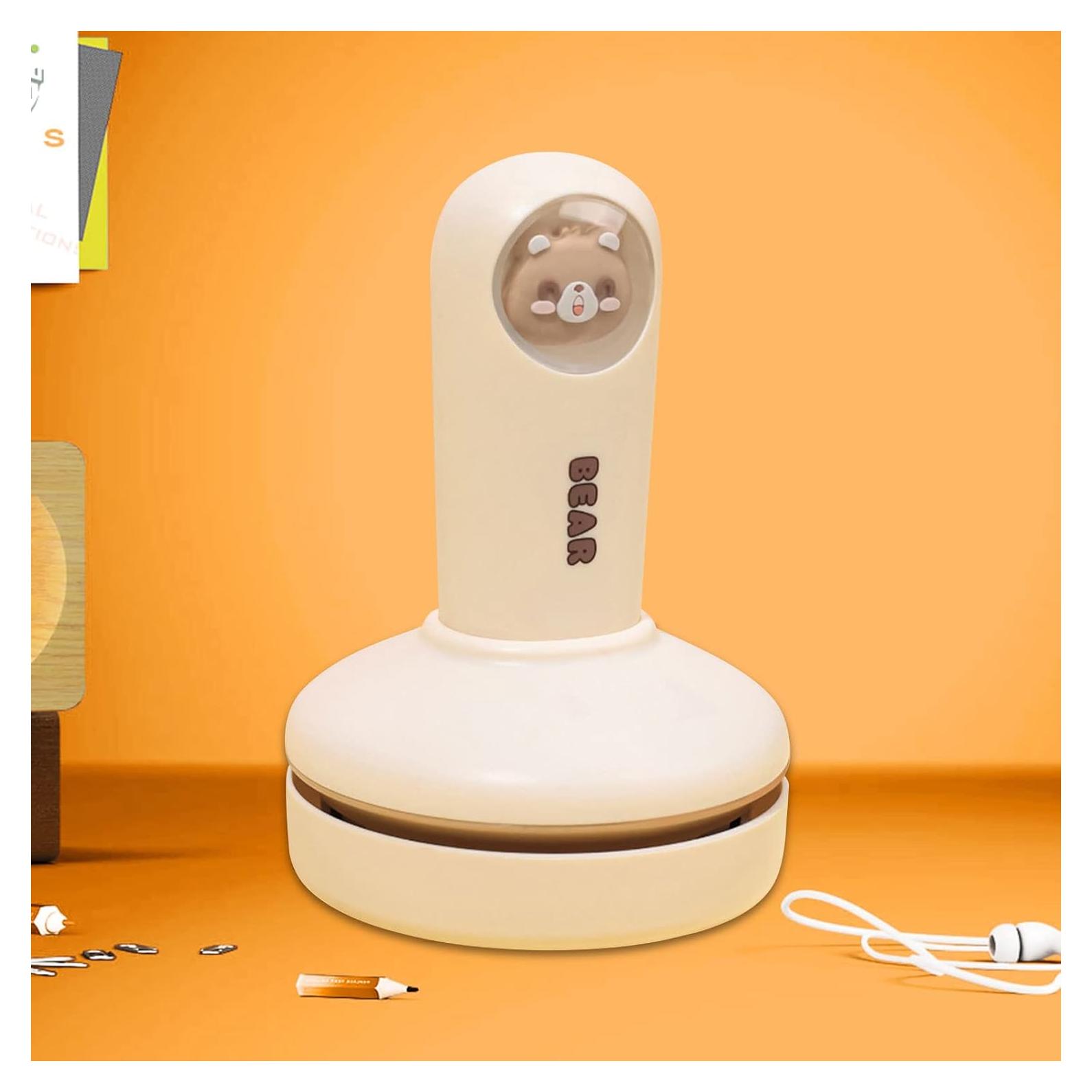 Mini Aspiradora de Escritorio HPYDIY Blanca Recargable USB 1200mAh