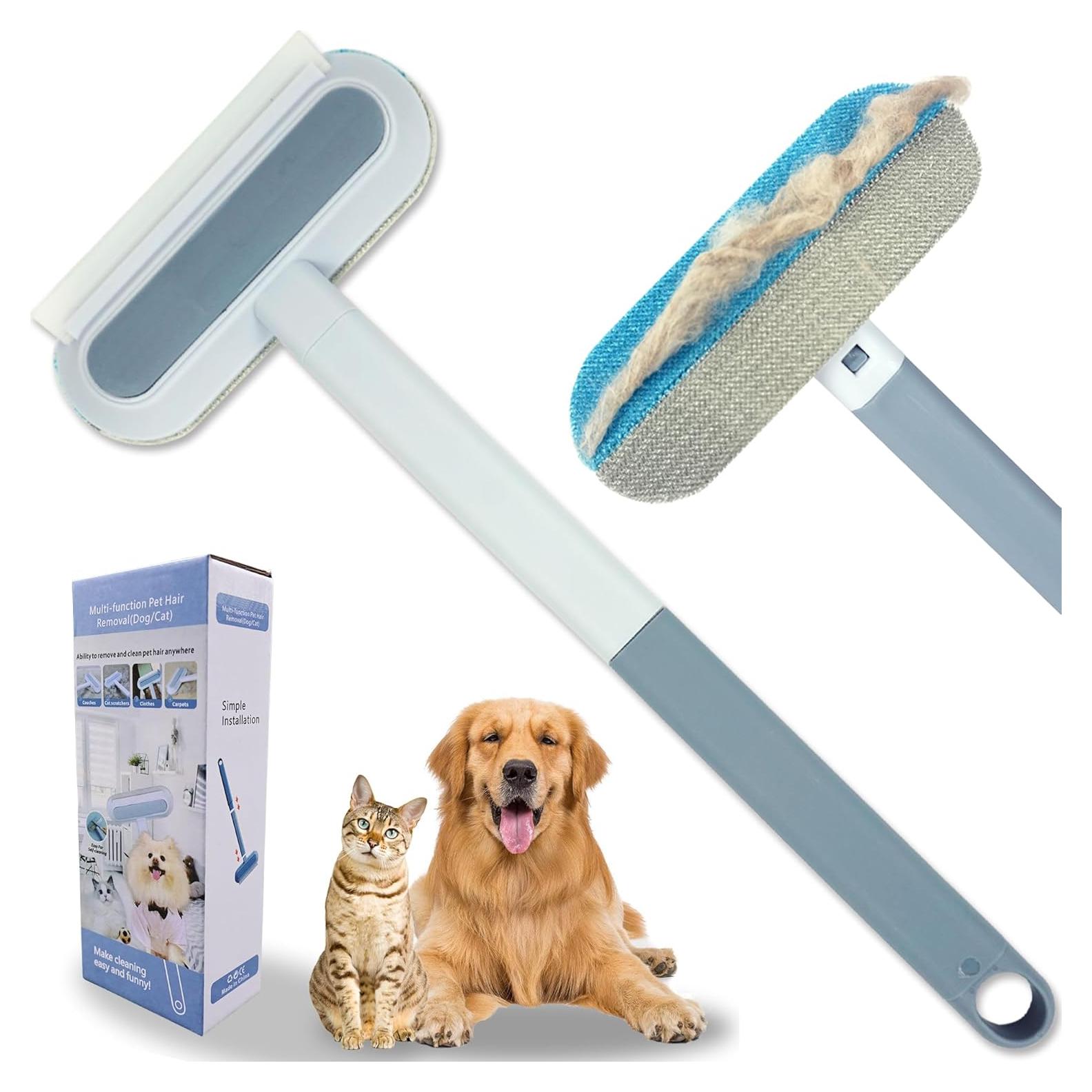 Removedor de Pelo de Mascota SWJDQS 4 en 1 Reutilizable Gris