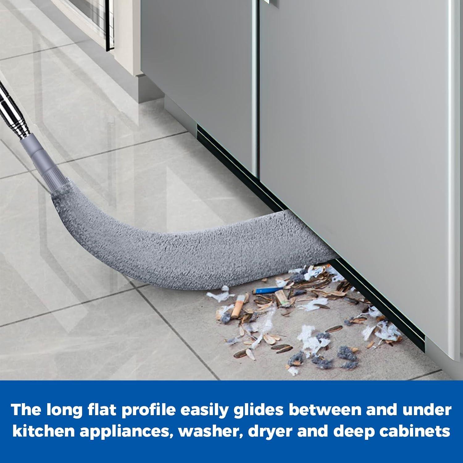 Plumero de Espacio Retráctil AURUZA con 2 Paños de Microfibra