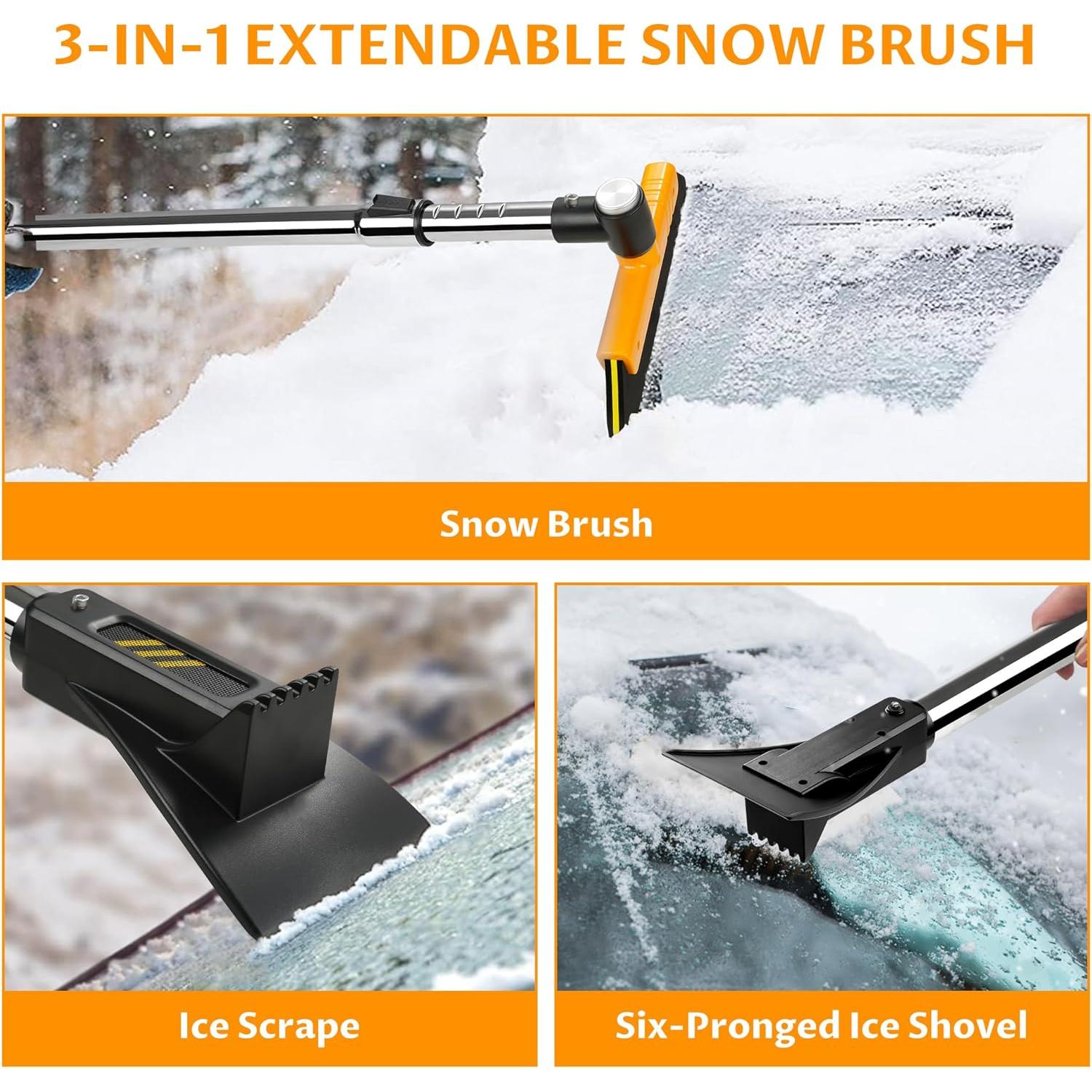 Raspador de Hielo y Cepillo de Nieve helloleiboo 100 cm