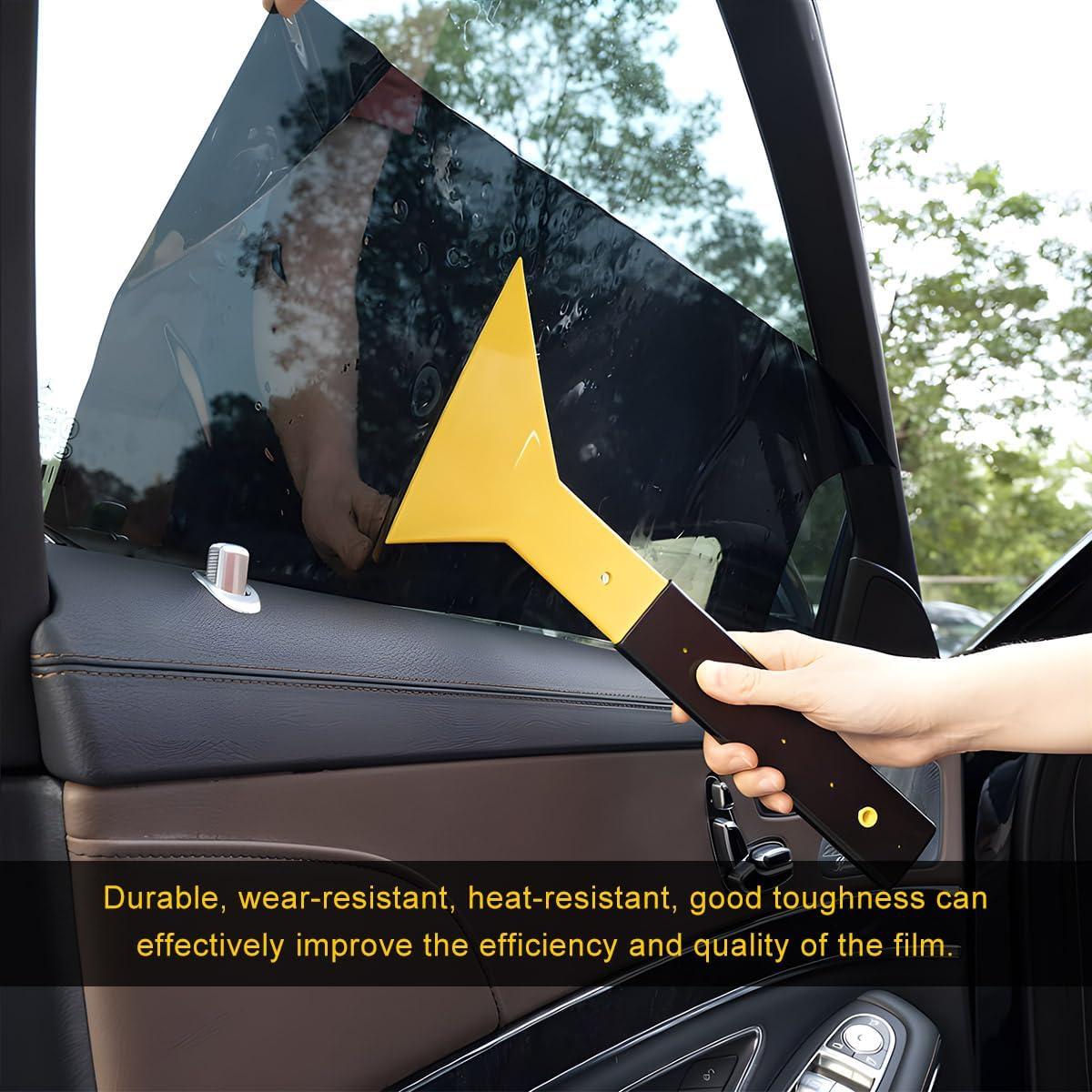 Raspador de Película para Ventanas KVAEY 33x15cm Amarillo