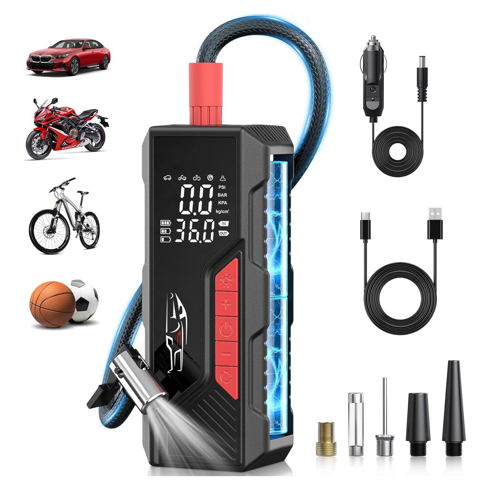 Compresor de Aire Portátil Aneson CZK-DC04 150 PSI 12V