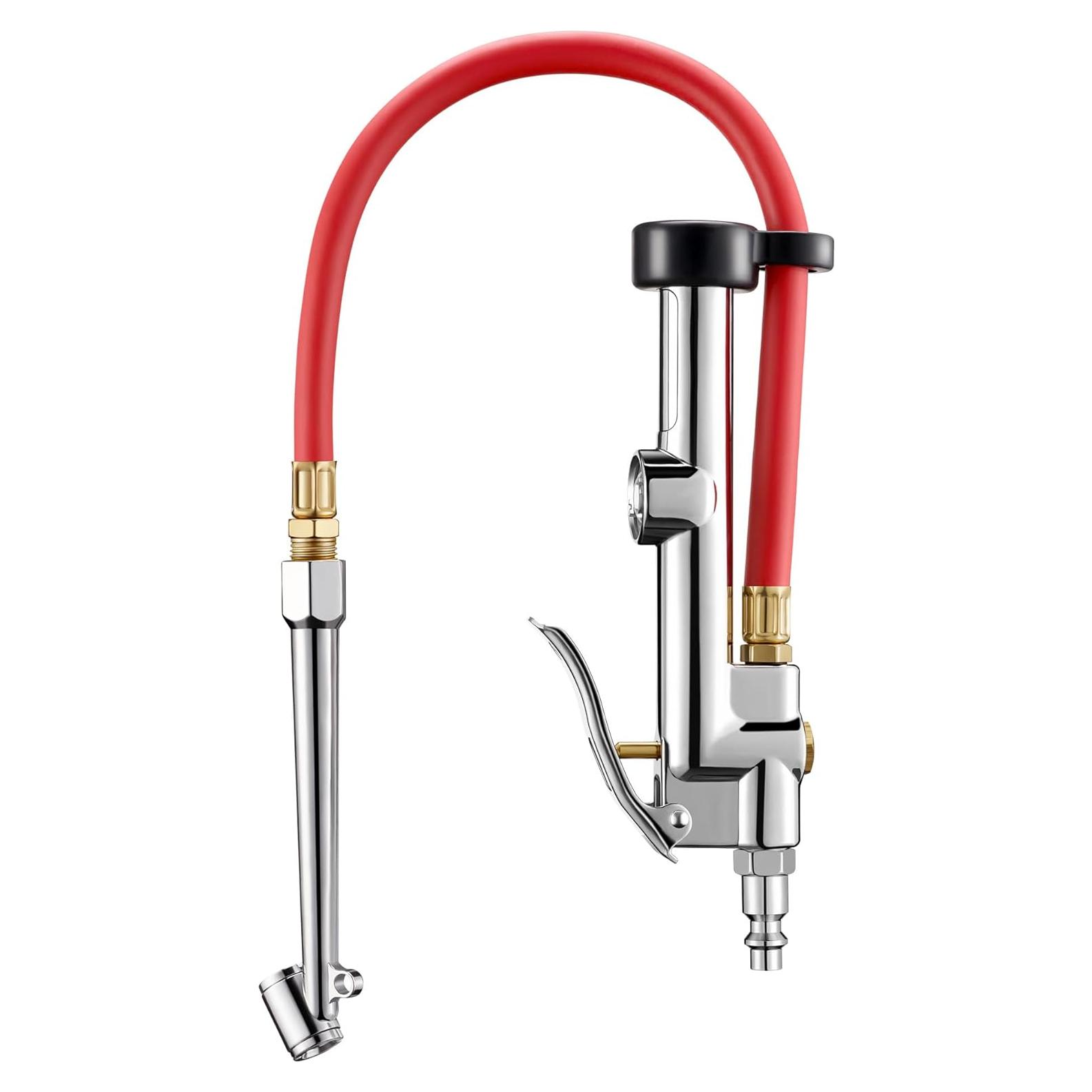 Manómetro de Presión de Neumáticos AstroAI 65 cm con Inflador