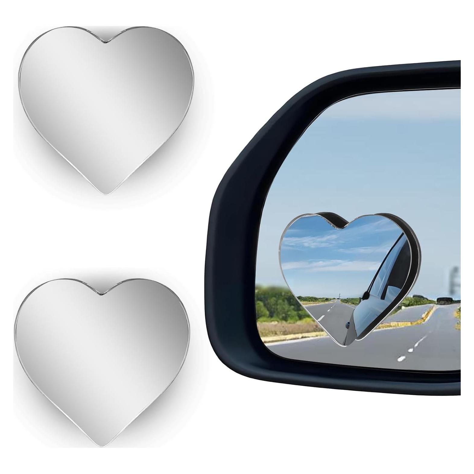 Espejos de Punto Ciego HINGTAI Corazón 2 Pcs Ajustables