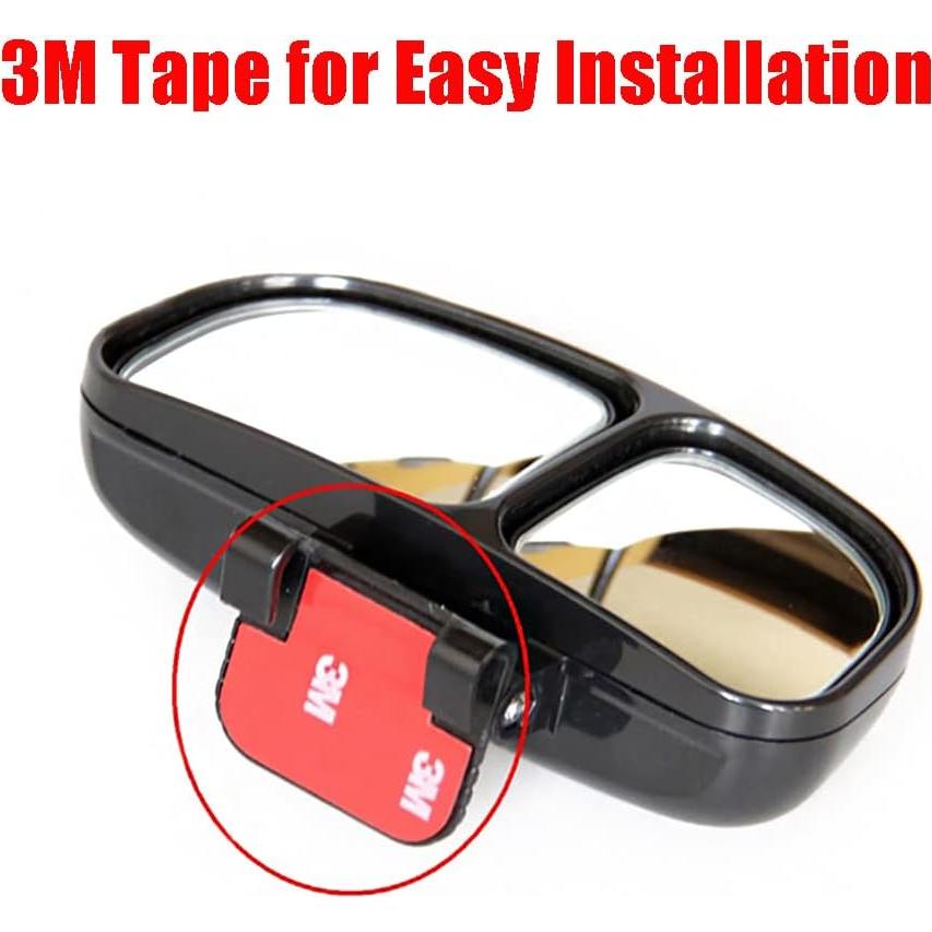 Espejo de Punto Ciego Riloer Ajustable para Auto Izquierdo