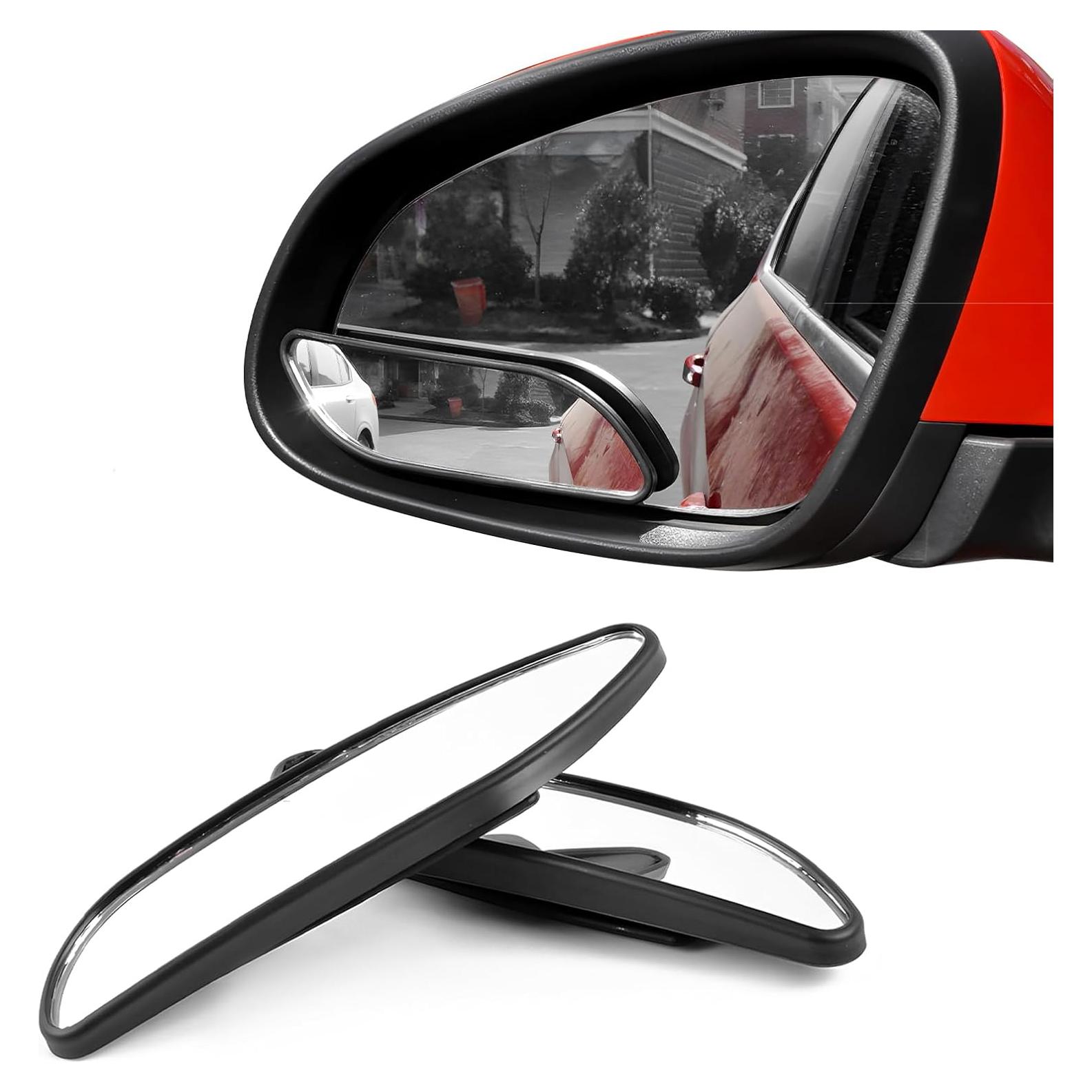 Espejo de Punto Ciego FSTURIOS 2PCS Ajustable HD Negro