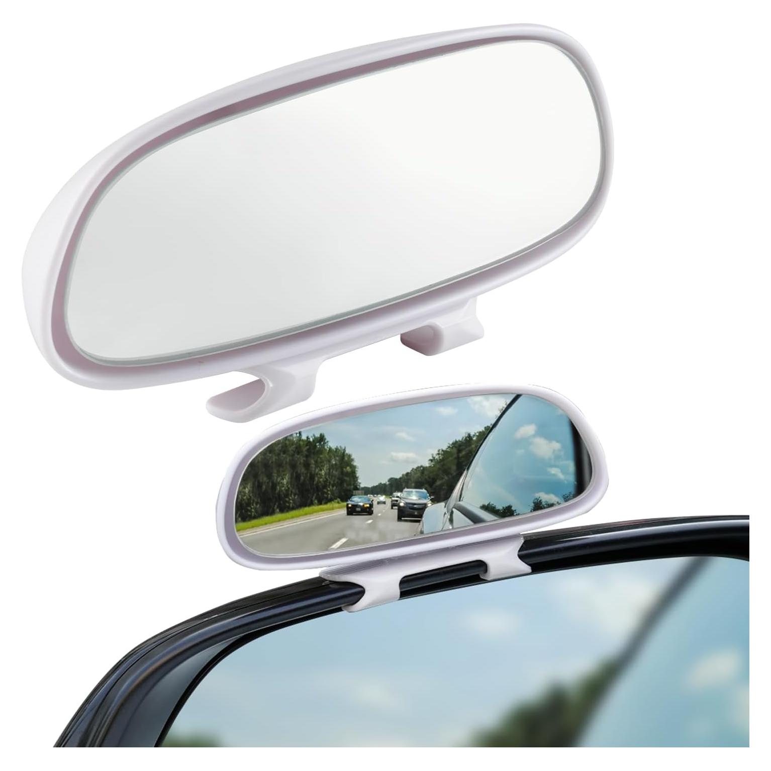 Espejo de Punto Ciego LivTee HD Convexo Ajustable 10.85x4.52cm