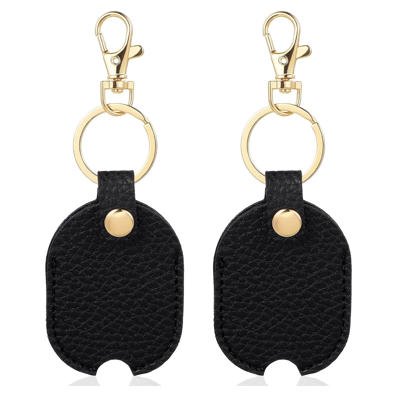 Funda de Llave de Cuero PU Ymapinc - 2 Piezas, Negro