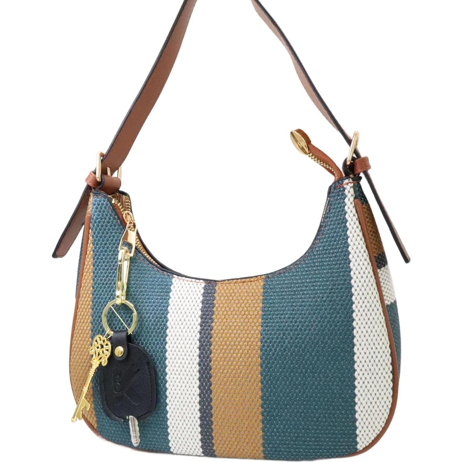 Funda de Llave de Coche Universal de Cuero Rosa Dorado