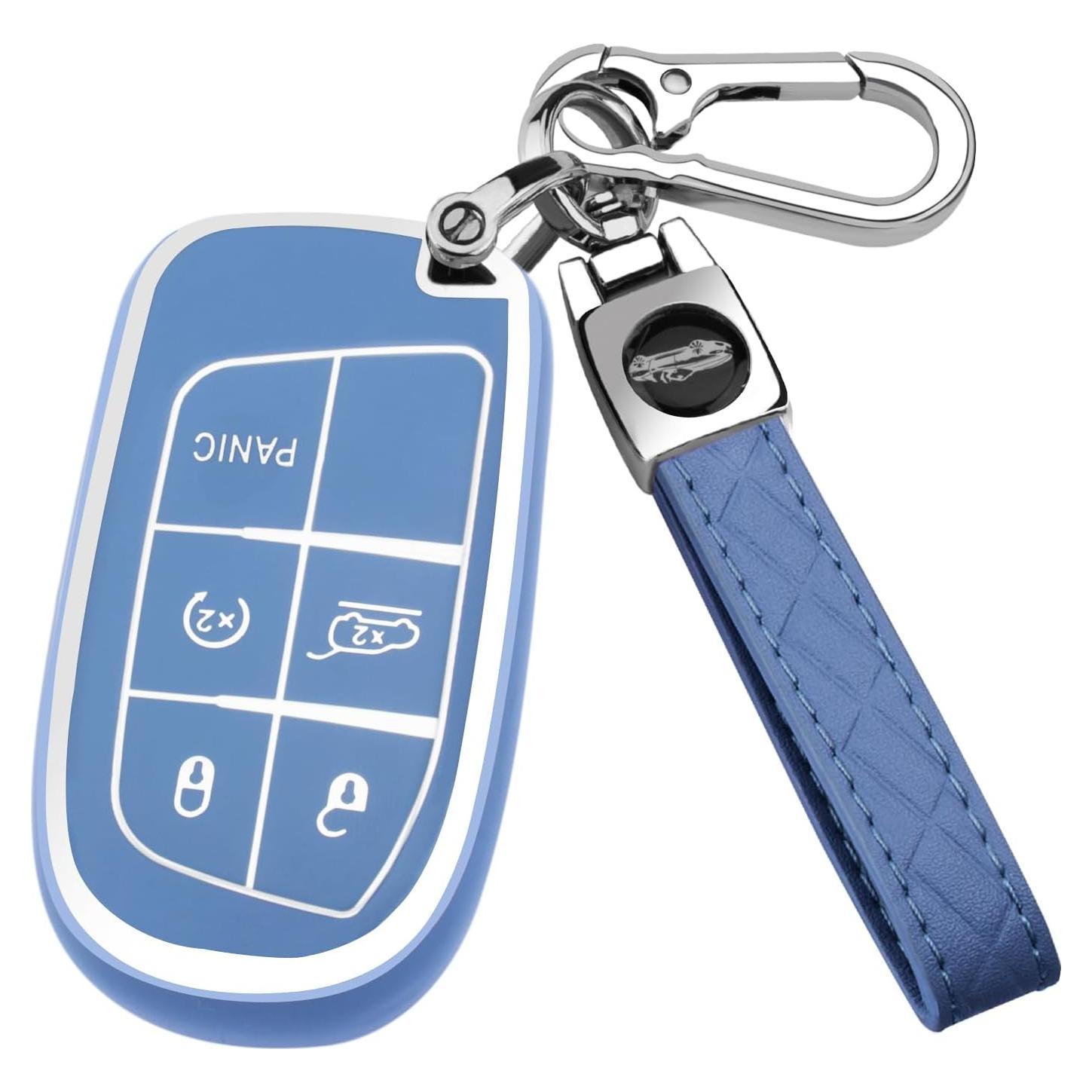 Cubierta de Llavero Jeep XIYANG TRADE Azul TPU 360 Grados