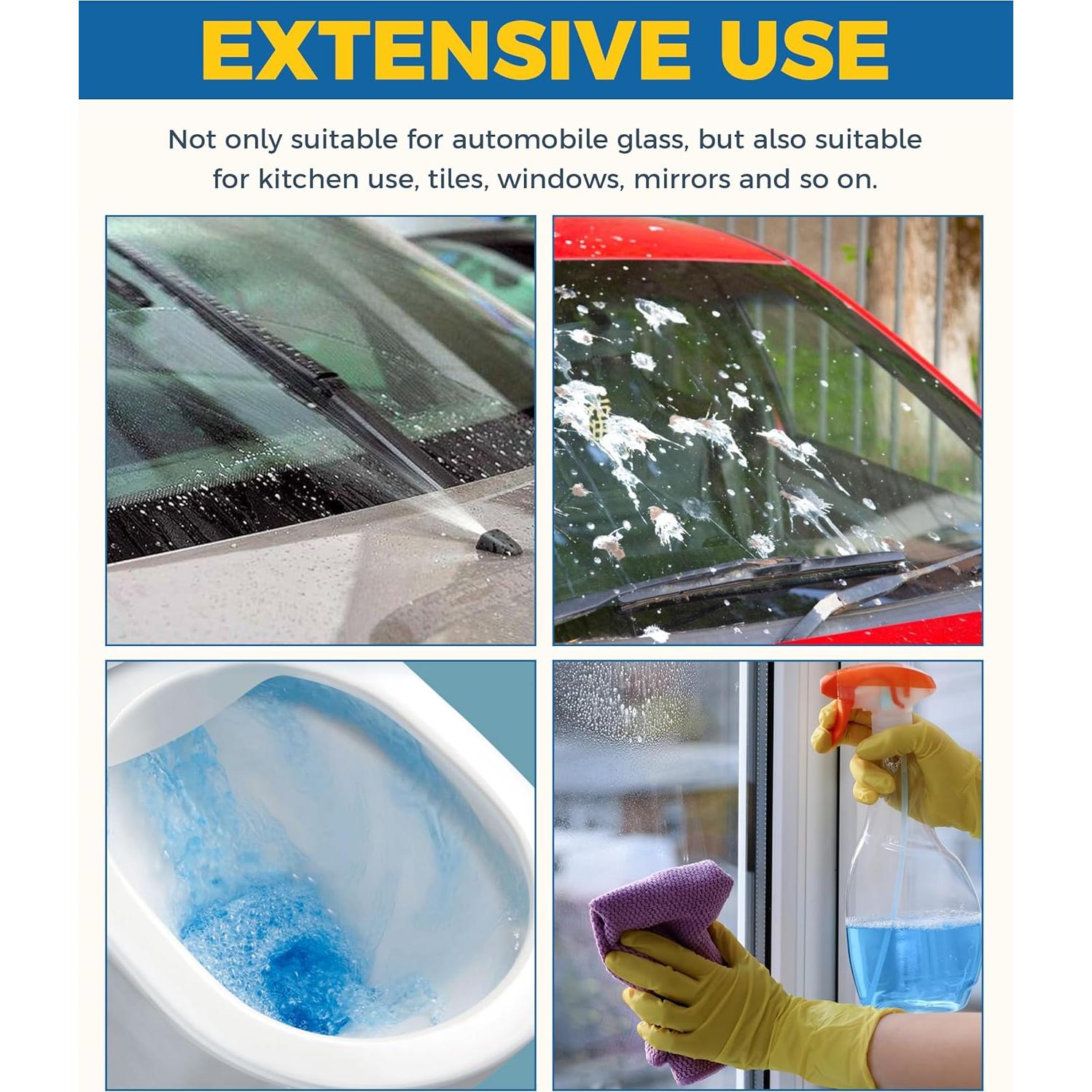 30 Tabletas de Lavado de Parabrisas UBOG, Ecológicas y Compactas