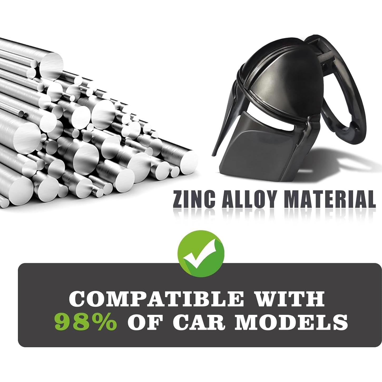 Cubierta de Botón de Inicio BestEvMod 3D para Coche Negro