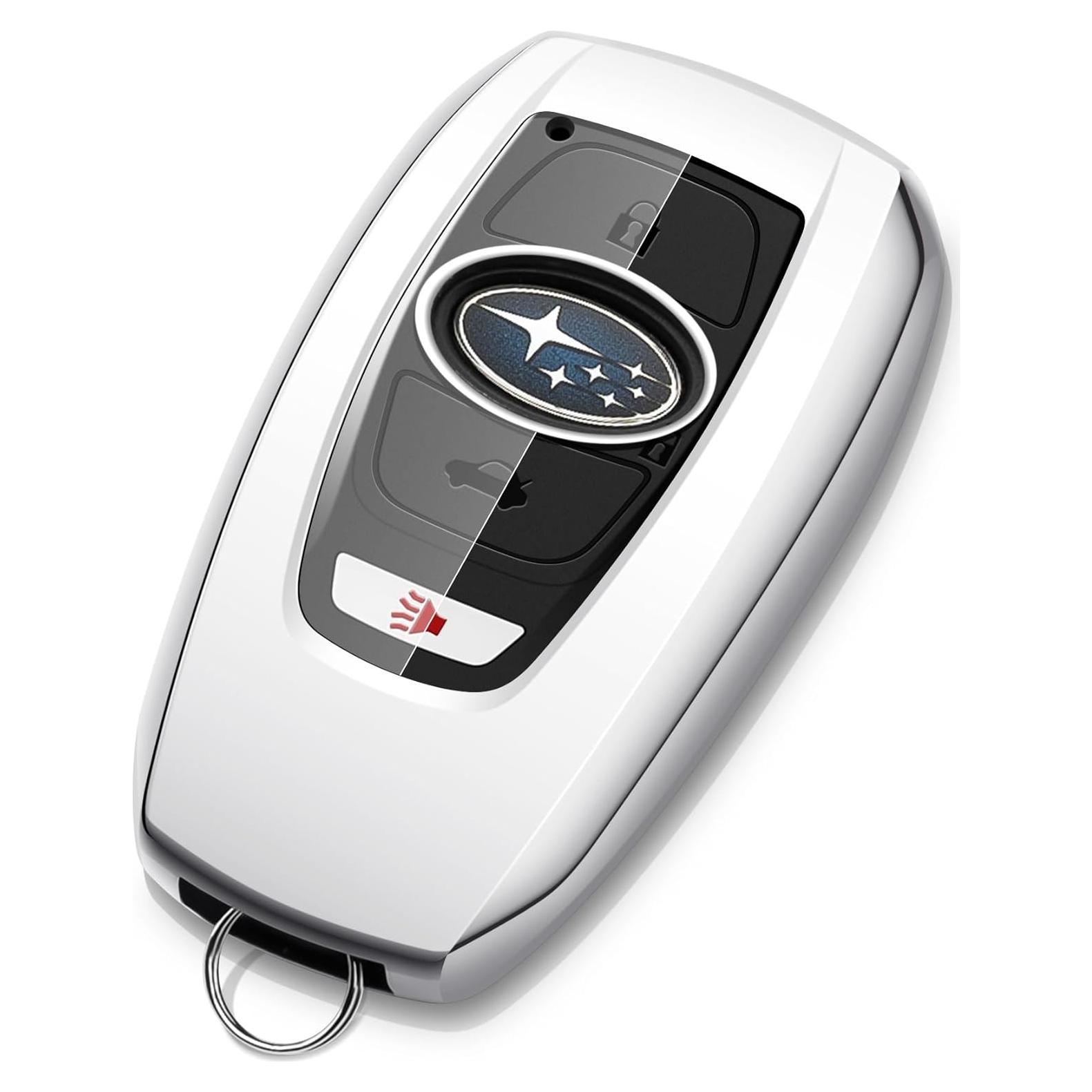Funda de Llavero Subaru Crosstrek Ascent BRZ 2019-2026 Plata