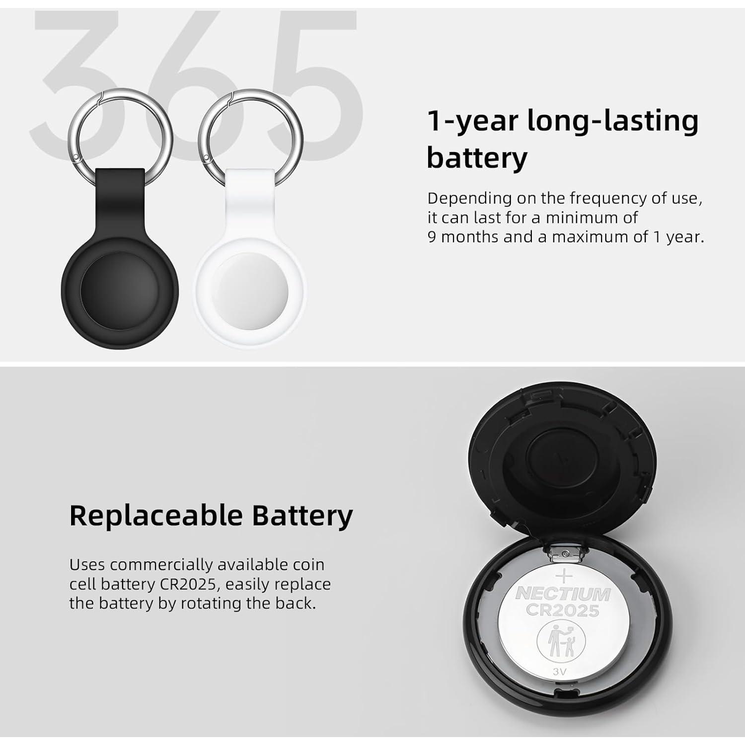 Rastreador Bluetooth Pepisk 4 Pack - Compatible con Find My iOS