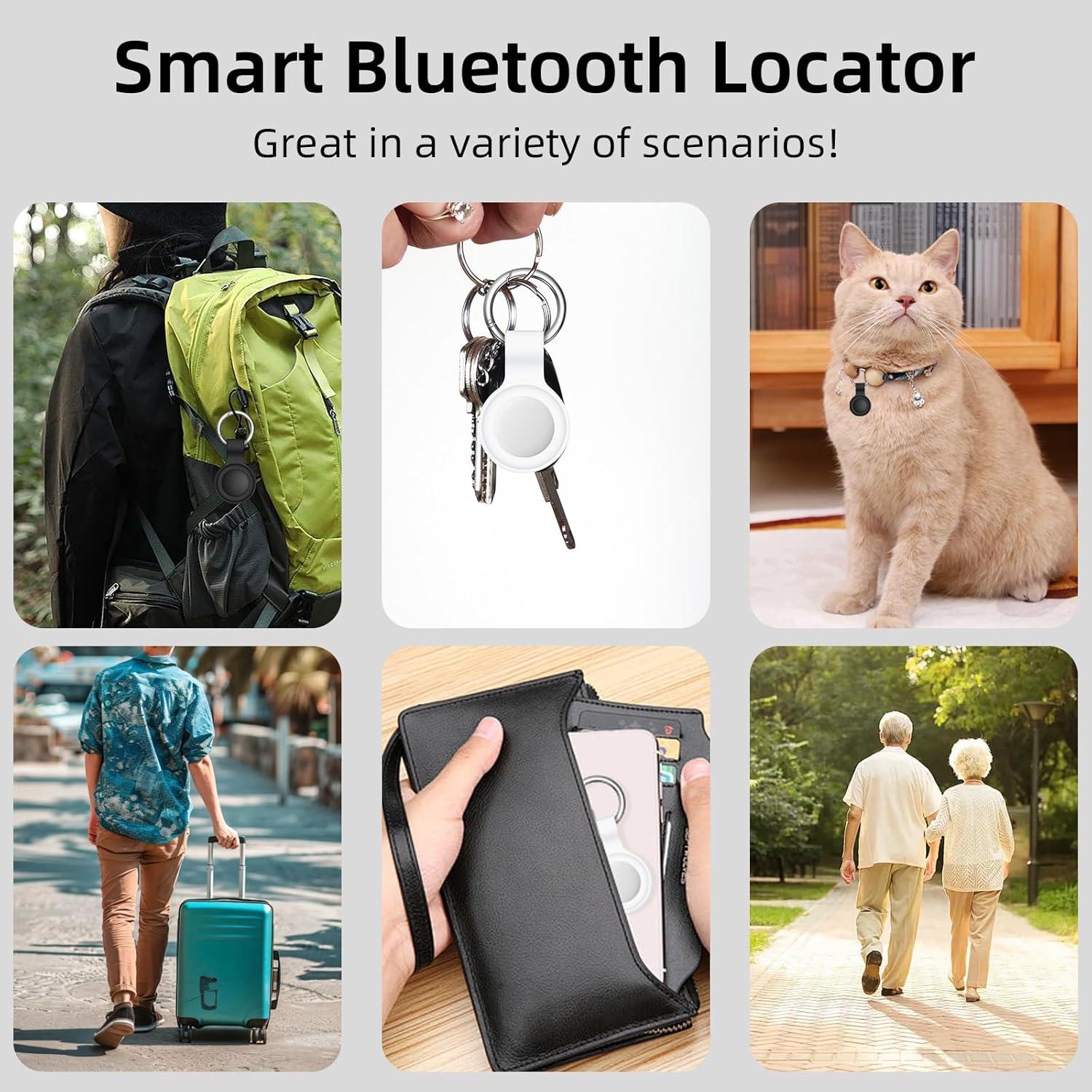 Rastreador Bluetooth Pepisk 4 Pack - Compatible con Find My iOS