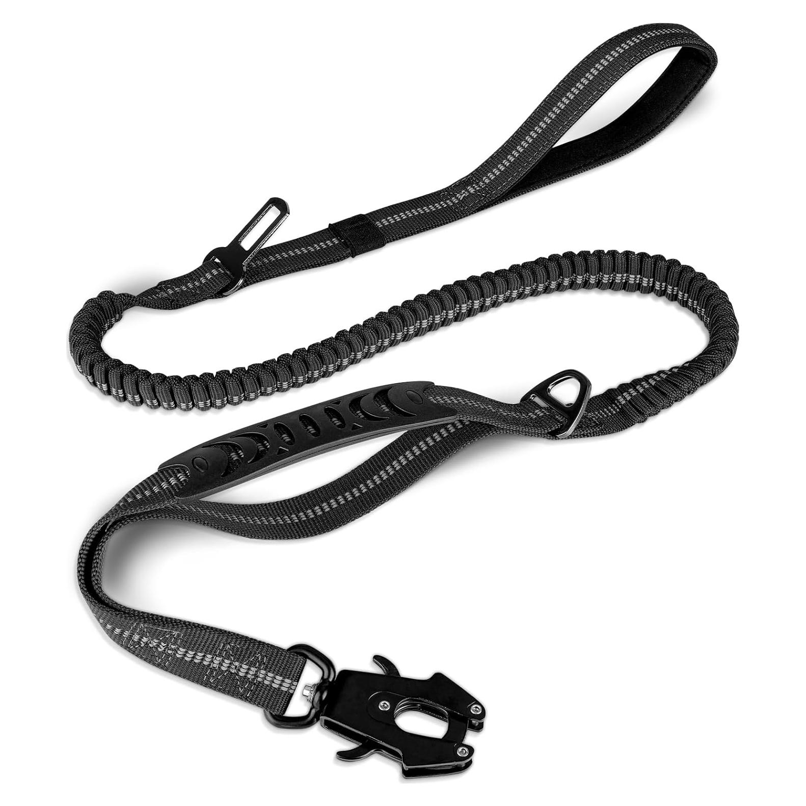 Correa Táctica Joytale para Perros Grandes 1.22-1.83m Negra