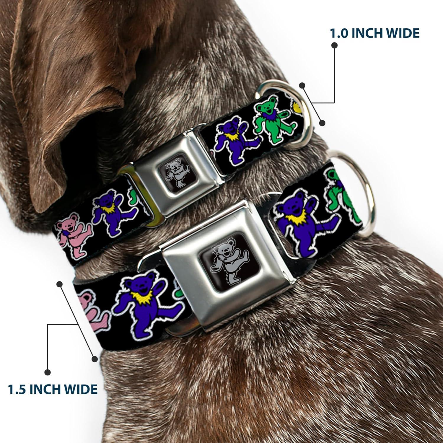 Collar para Perro Buckle-Down Osos Bailarines 3.81 cm Ajustable