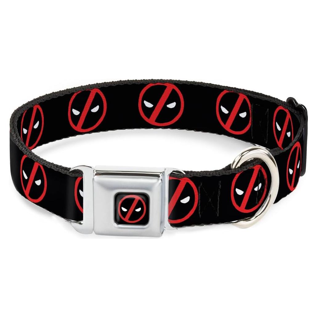 Collar para Perro Marvel Deadpool con Hebilla de Seguridad 27.94-41.91 cm