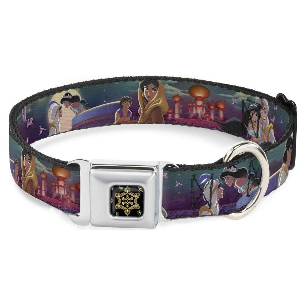 Collar de Perro Buckle-Down Disney Aladino y Jasmine 45-81 cm