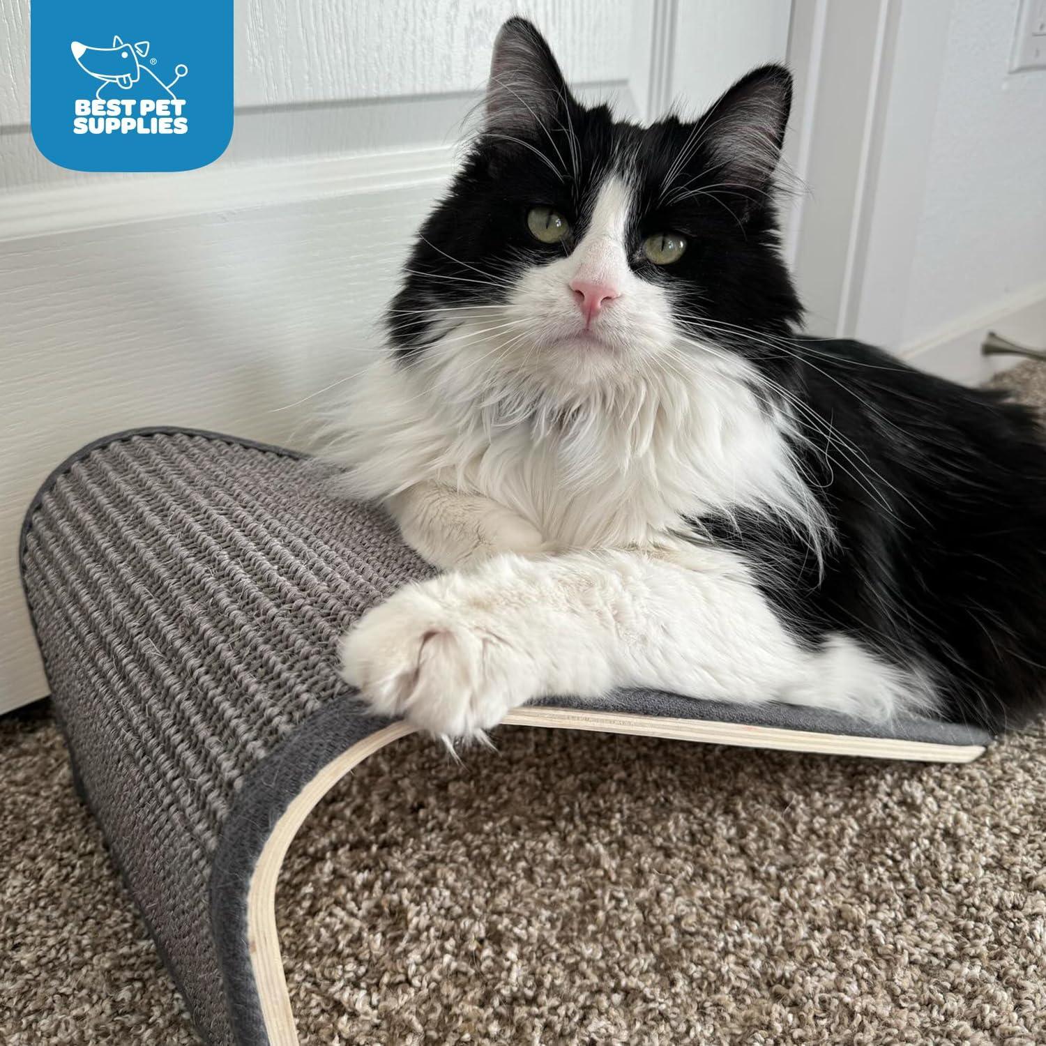 Rascador de Gato Catify de Sisal Inclinados Gris 38.1x22.9cm