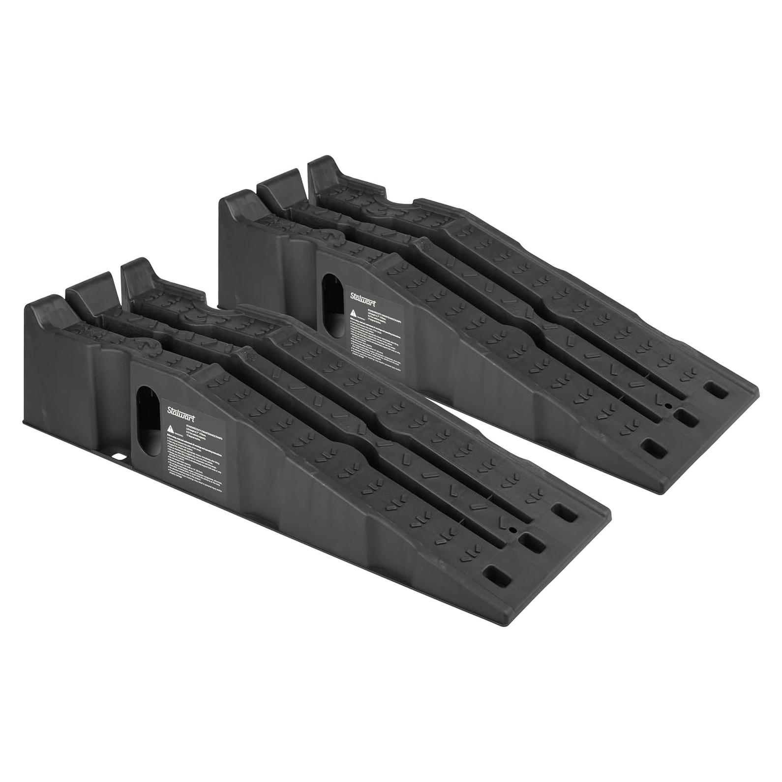 Rampas para Autos Stalwart 2-Pack - Elevación 17cm, 13,000lb