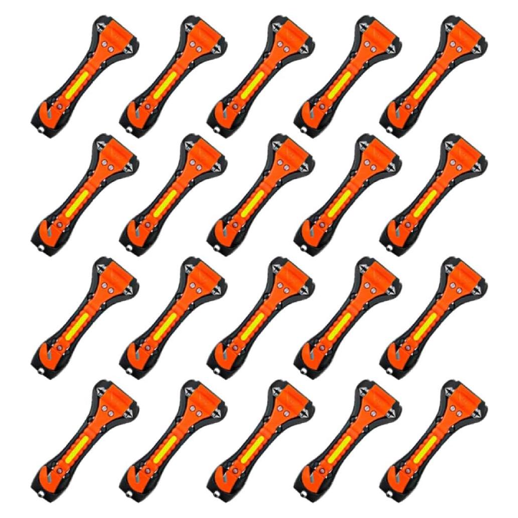 Paquete de 20 Martillos de Seguridad Nomiou con Cortador