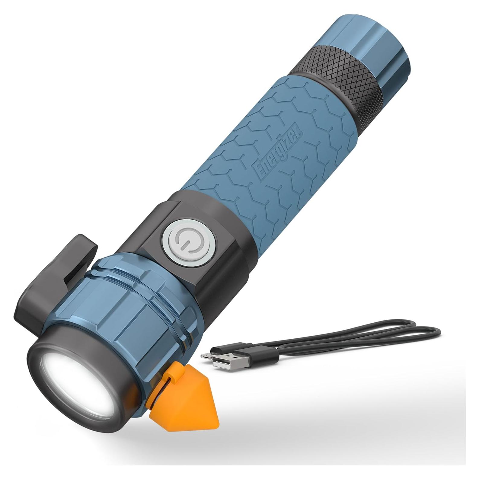 Linterna Recargable Energizer A-500 LED con Cortador y Rompedor