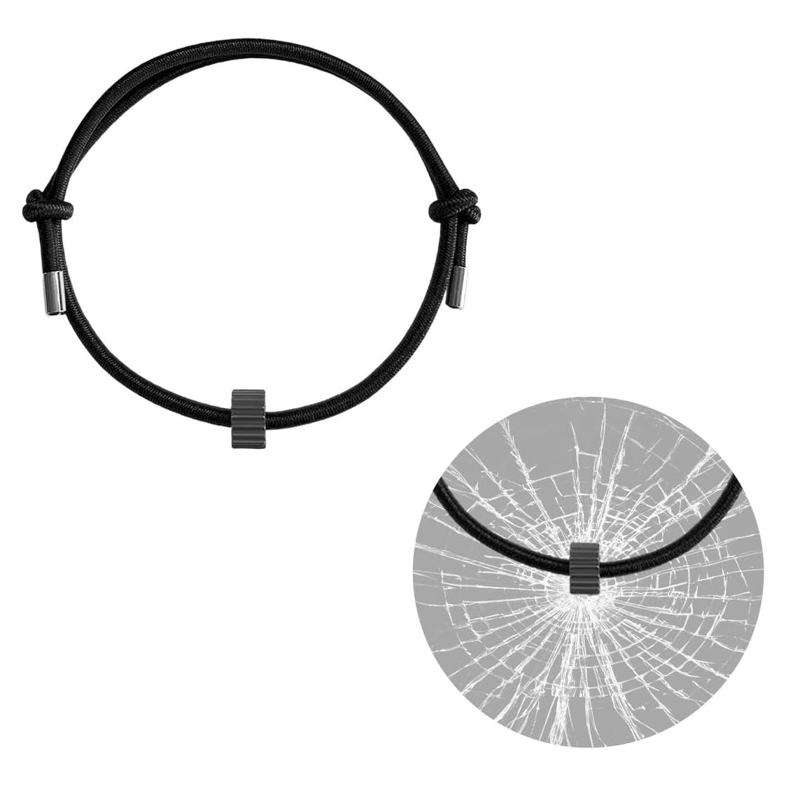 Rompeventanas de Coche en Pulsera Wevdn - Negro, Escape Rápido