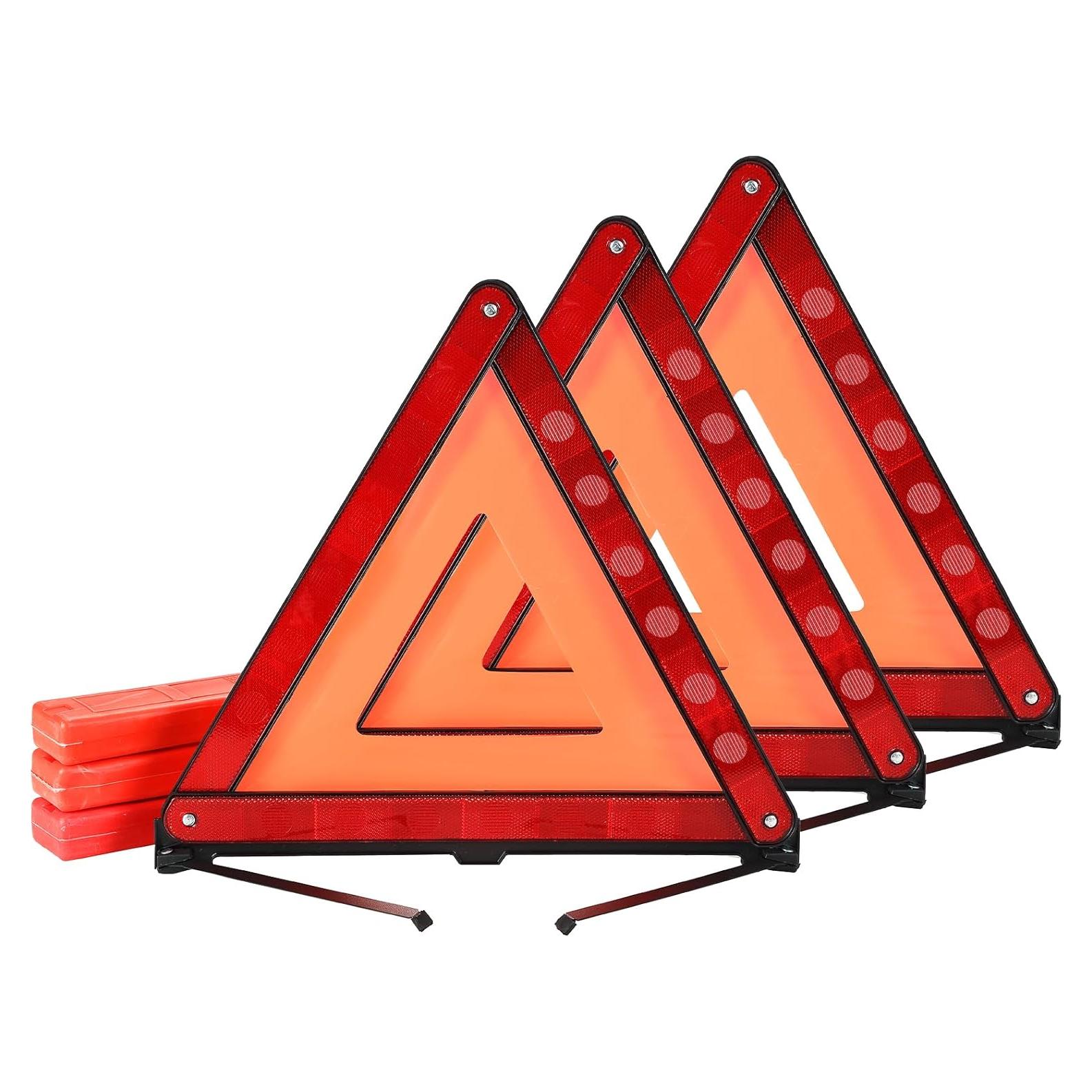 Kits de Triángulos de Advertencia Weyleity - 3 Piezas Reflectores