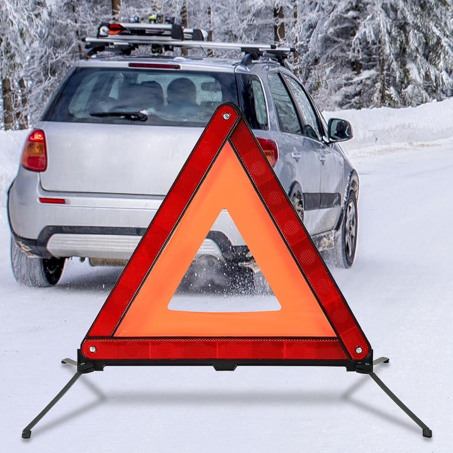 Kits de Triángulos de Advertencia Weyleity - 3 Piezas Reflectores