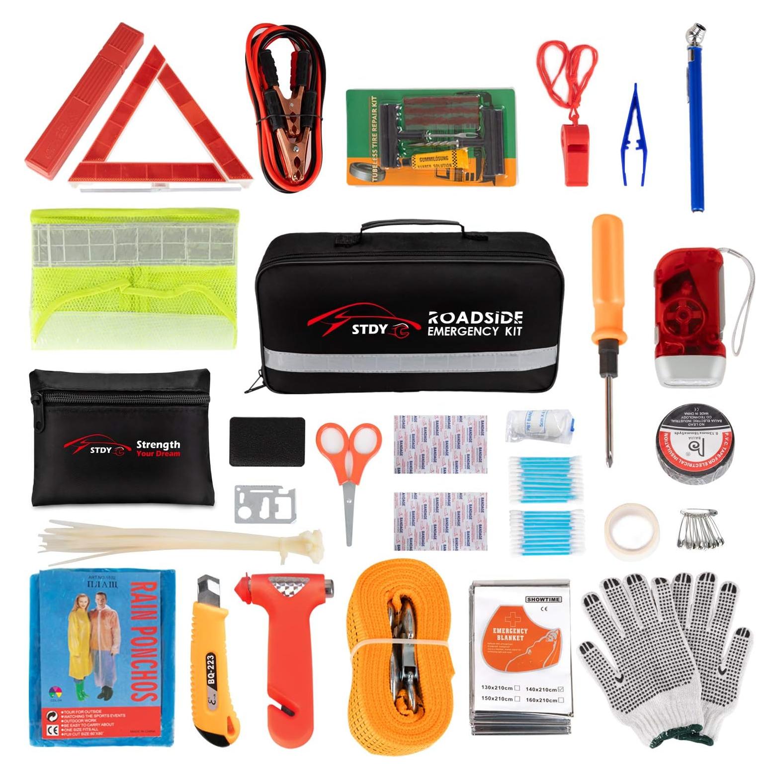 Kit de Emergencia en Carretera STDY MSA-000 - 2.23 kg