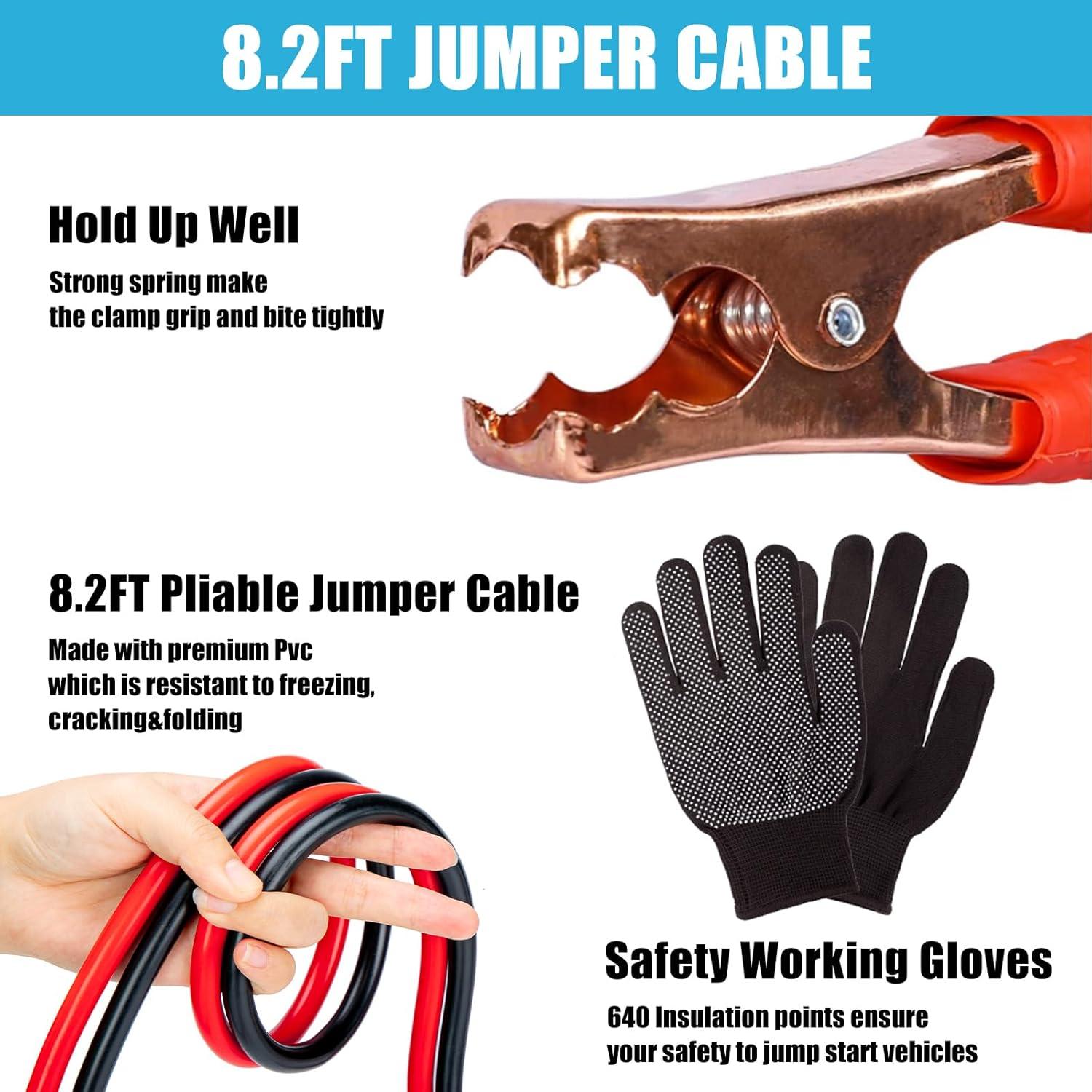 Kit de Emergencia en Carretera AUTODECO 14 Piezas Negro